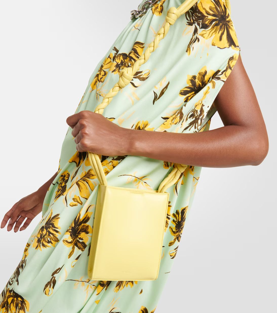 Jil Sander o1loc1c1124 Size: OS/Tangle Padded Crossbody Bag in Yellow Size ONE SIZE - 6 Thumbnail