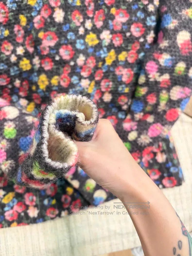 Comme des Garcons Comme Des Garcons one-size-fits-all Colorful Floral Knit Sw Size S / US 4 / IT 40 - 5 Thumbnail