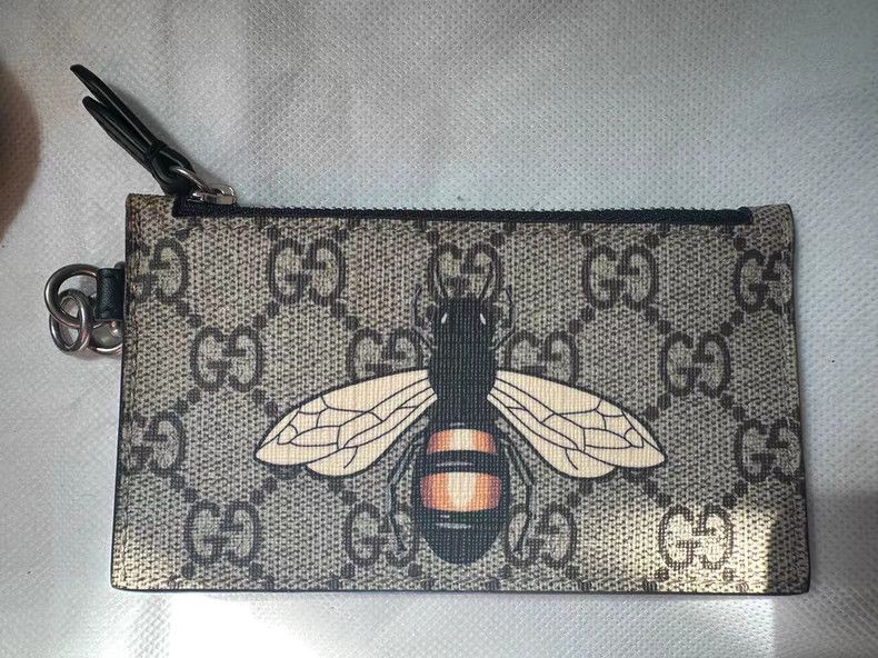 Gucci Gucci Logo Card Holder with Lanyard Q9 Size ONE SIZE - 1 Thumbnail