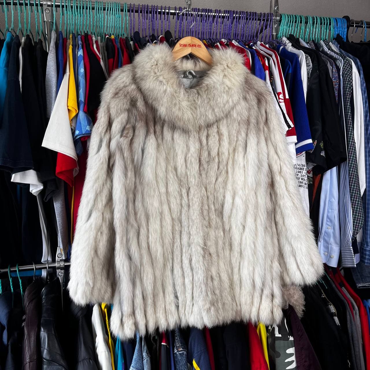 Vintage Vintage Luxury Saga Fox Silver Label Fur Coat Size 14 Size M / US 6-8 / IT 42-44 - 2 Thumbnail