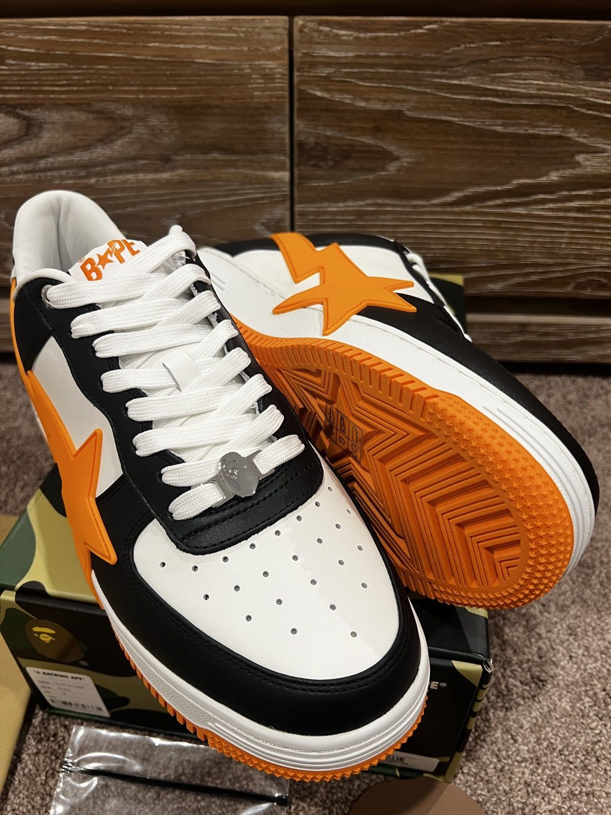 Bape Brand new A Bathing Ape Bape Sta OS M2 US12 Size US 12 / EU 45 - 5 Thumbnail