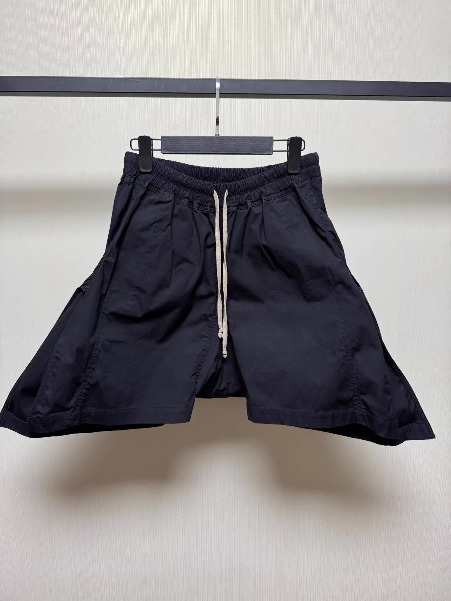 Rick Owens Black Casual Shorts with Drawstring Size US 28 / EU 44 - 1 Thumbnail