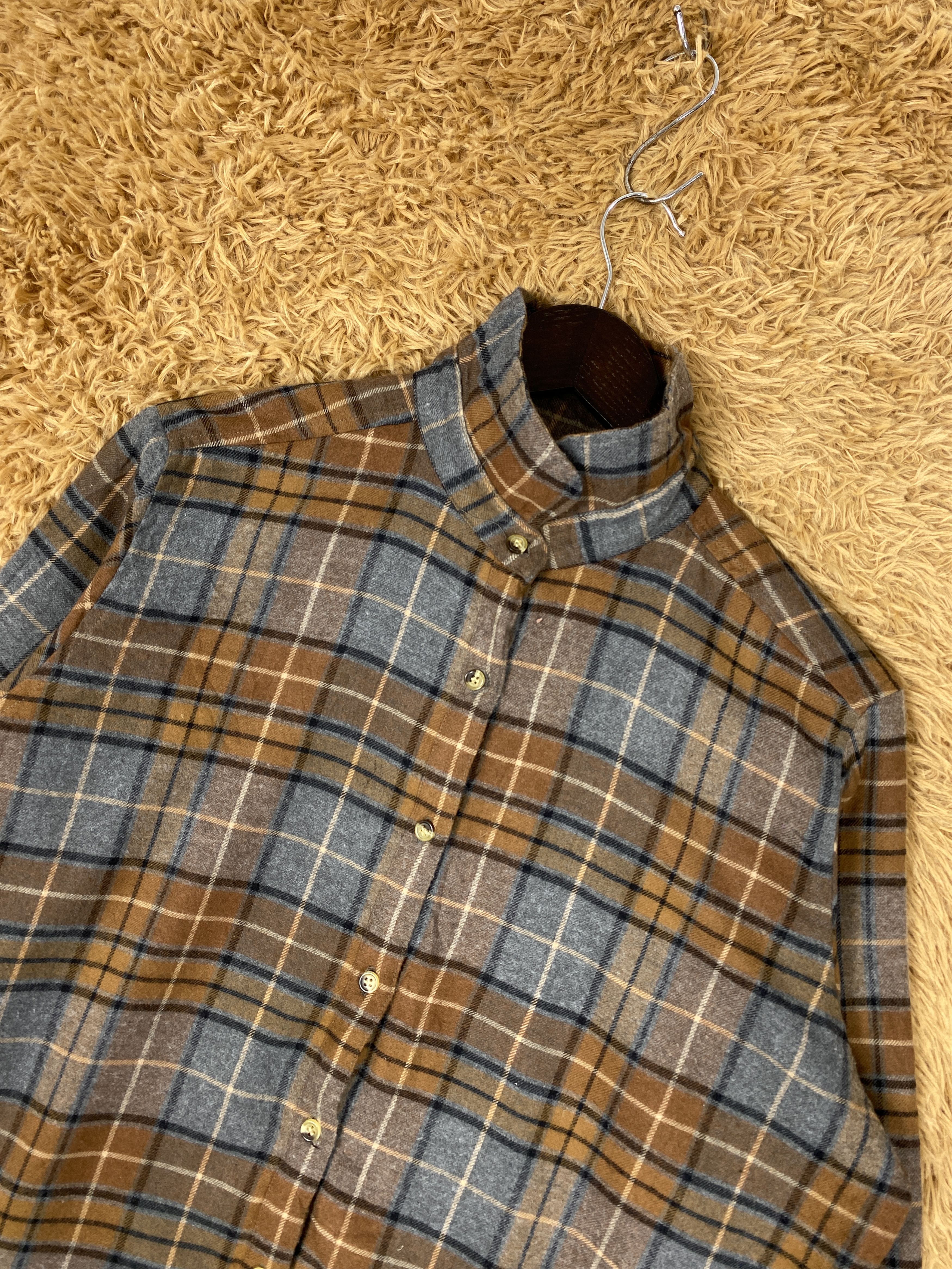 Japanese Brand Vintage Japanese Brand Flannel Jacket Size US M / EU 48-50 / 2 - 2 Thumbnail