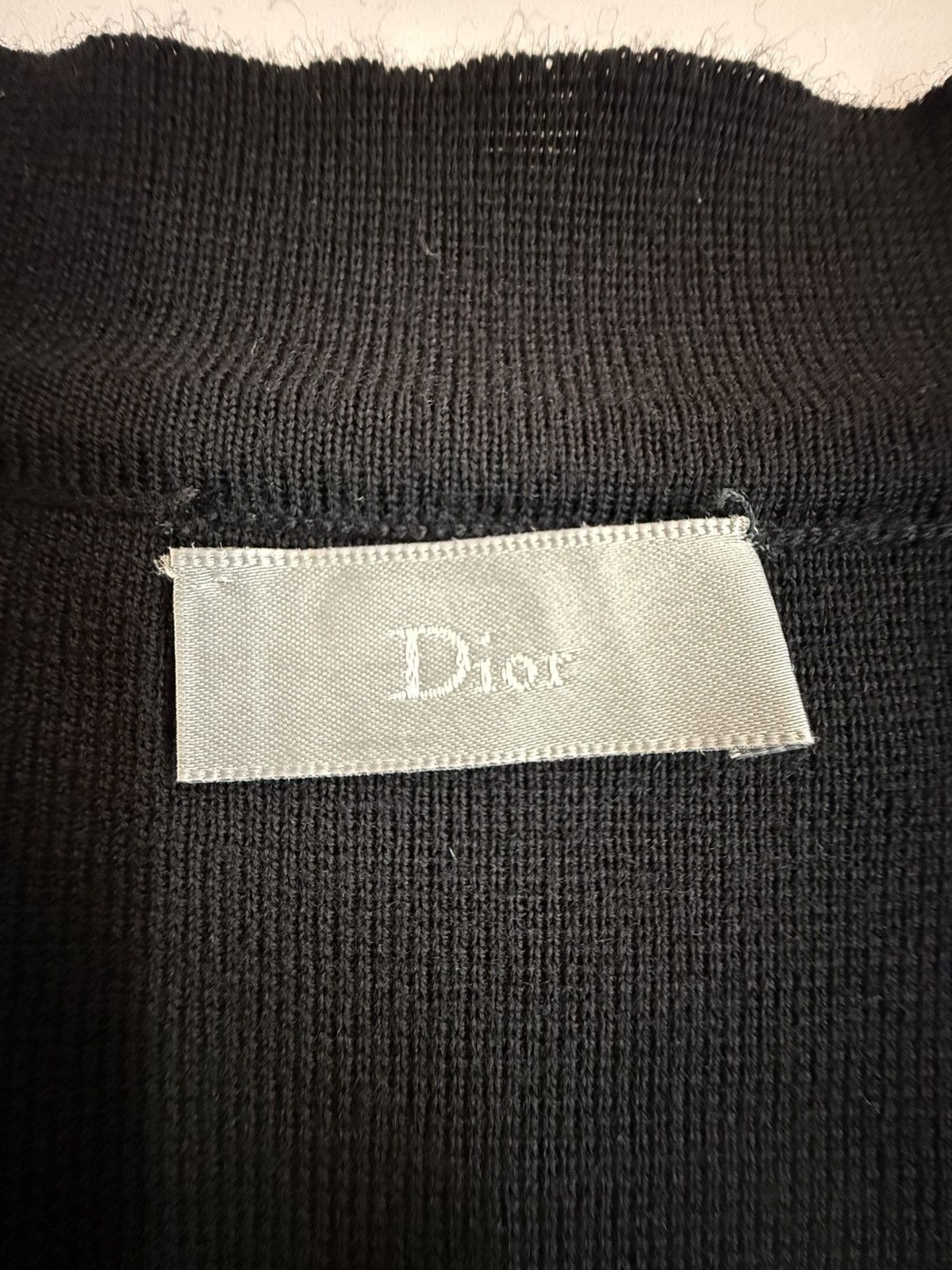 Dior Dior Homme Black Knit Cardigan Blazer — Hedi Era Minimalism Size US L / EU 52-54 / 3 - 18 Thumbnail