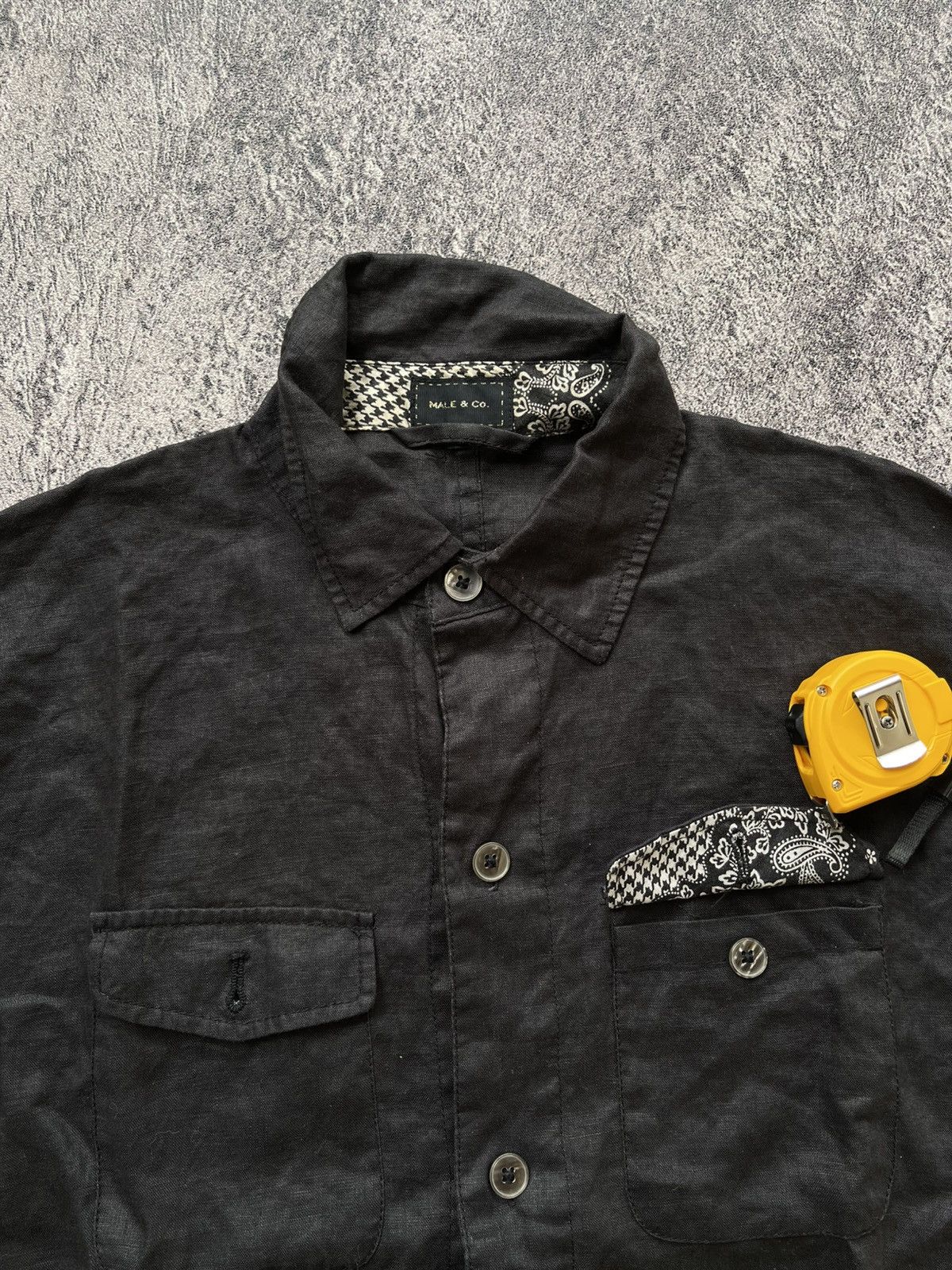 Japanese Brand Y2K Male & Co ifsixwasnine paisley shirt Size US L / EU 52-54 / 3 - 4 Thumbnail