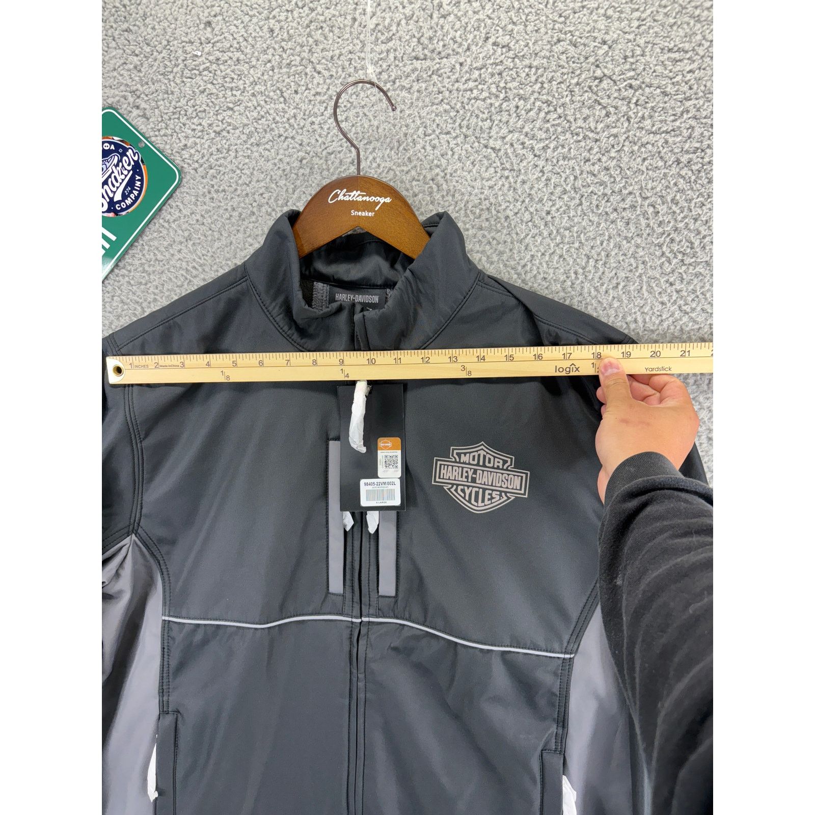 Harley Davidson Harley Davidson Bar & Shield Soft Shell Woven Jacket Mens XL Size US XL / EU 56 / 4 - 3 Thumbnail