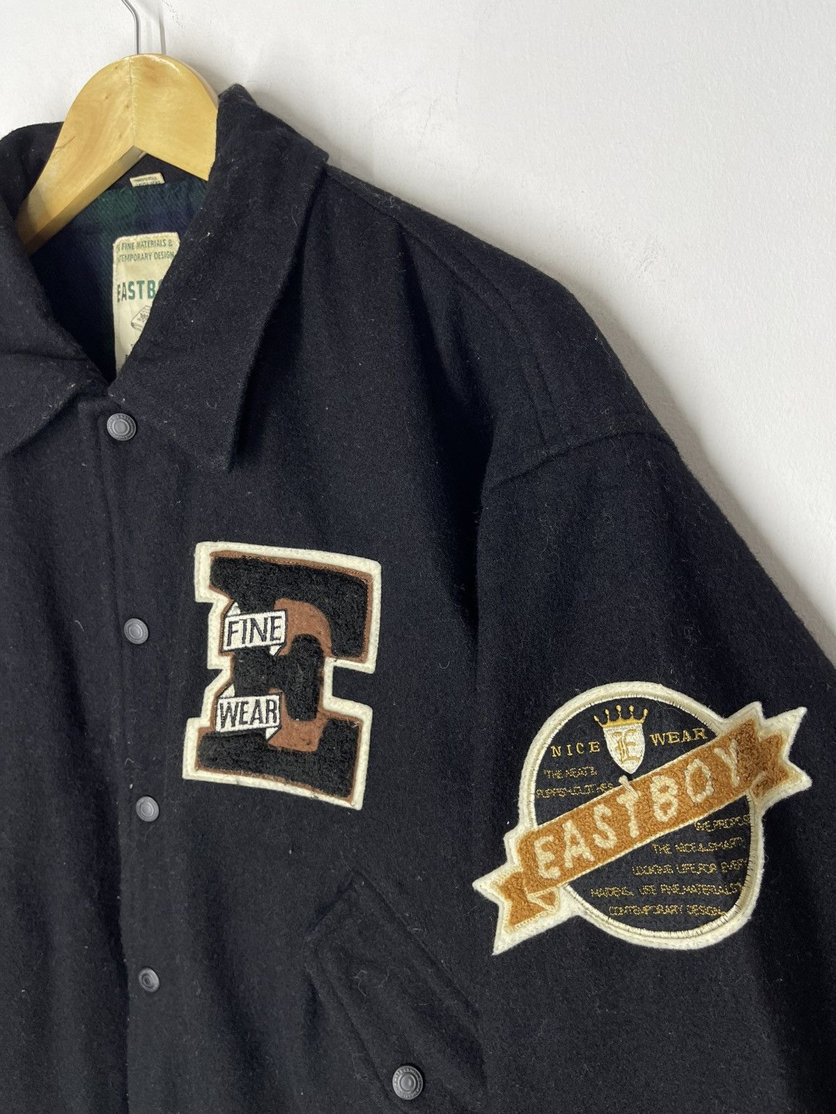 Vintage Vintage EASTBOY Varsity Wool Size US L / EU 52-54 / 3 - 3 Thumbnail