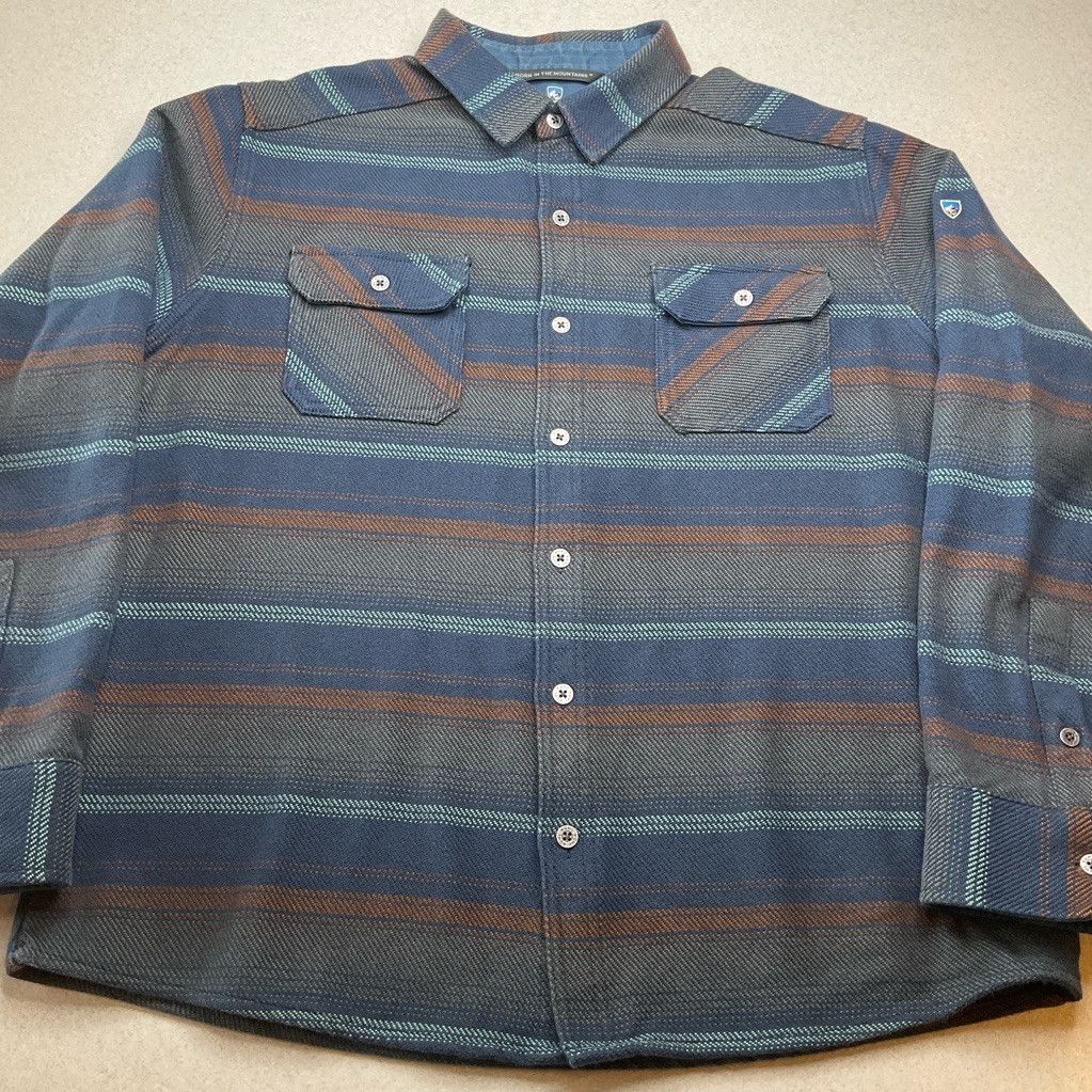 Kuhl Kuhl Disordr Heavy Flannel Large Long Sleeve Spiced Rum Size US L / EU 52-54 / 3 - 2 Thumbnail