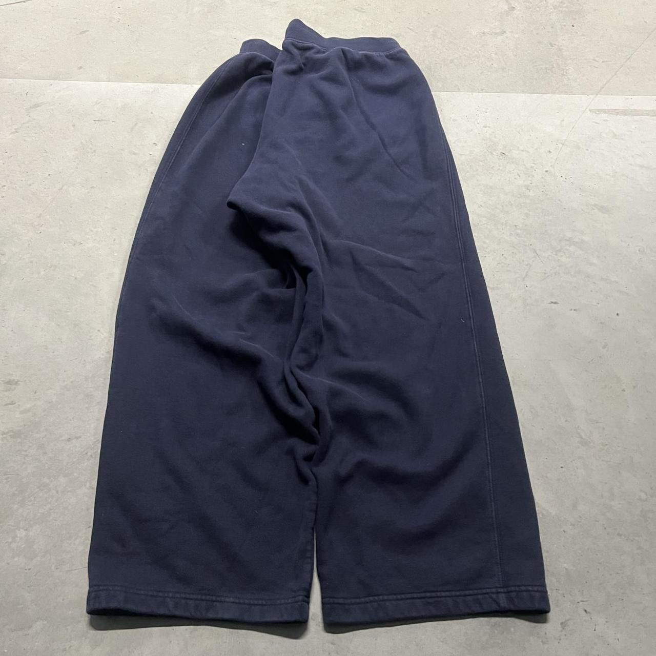 Vintage Vintage Y2K/2000s Super Baggy Wide Leg Navy Blue Sweatpants with adjustable waist and drawstrings! Size US 42 / EU 58 - 5 Thumbnail