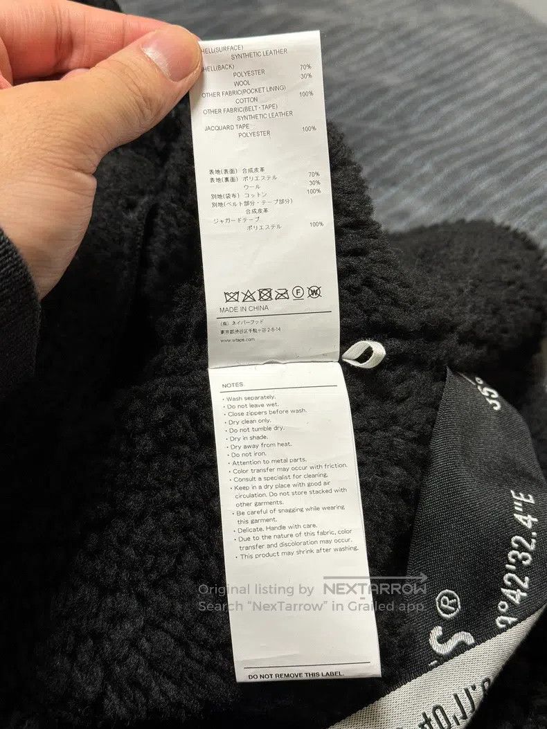Wtaps Wtaps Fur and leather jacket Size US XL / EU 56 / 4 - 7 Thumbnail