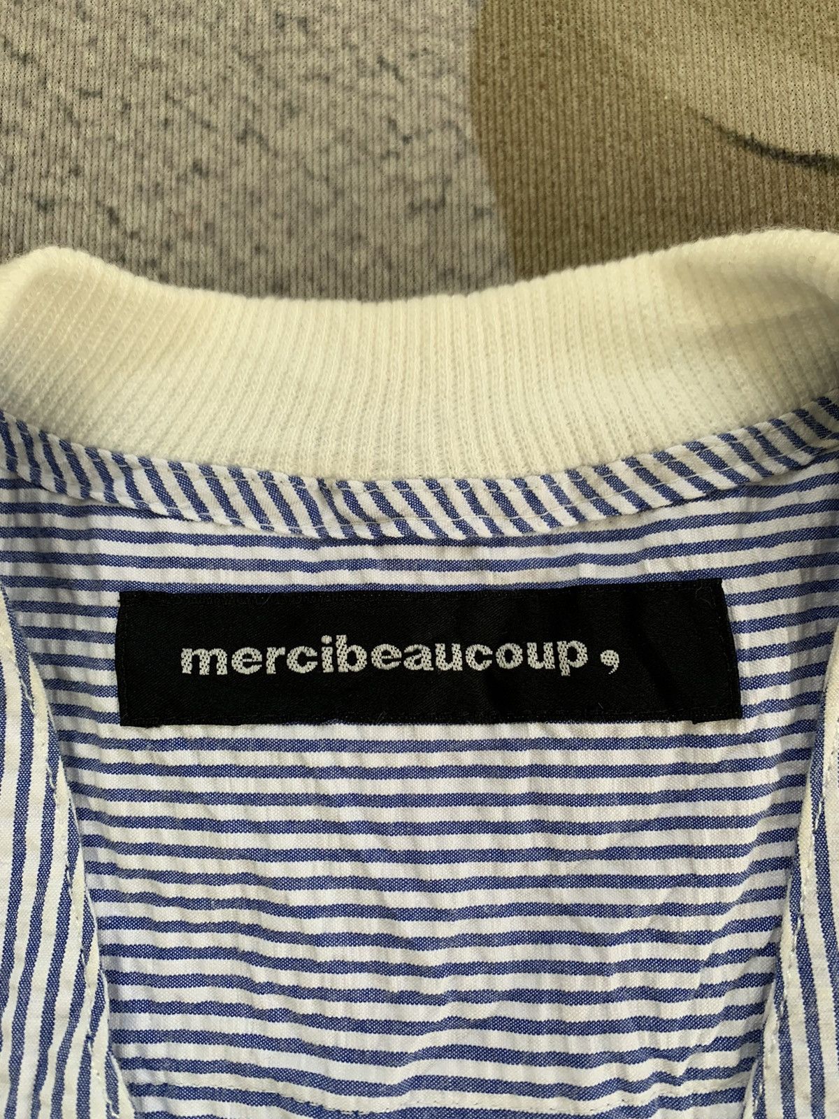 Mercibeaucoup Thin Buttons Stripes Jacket
