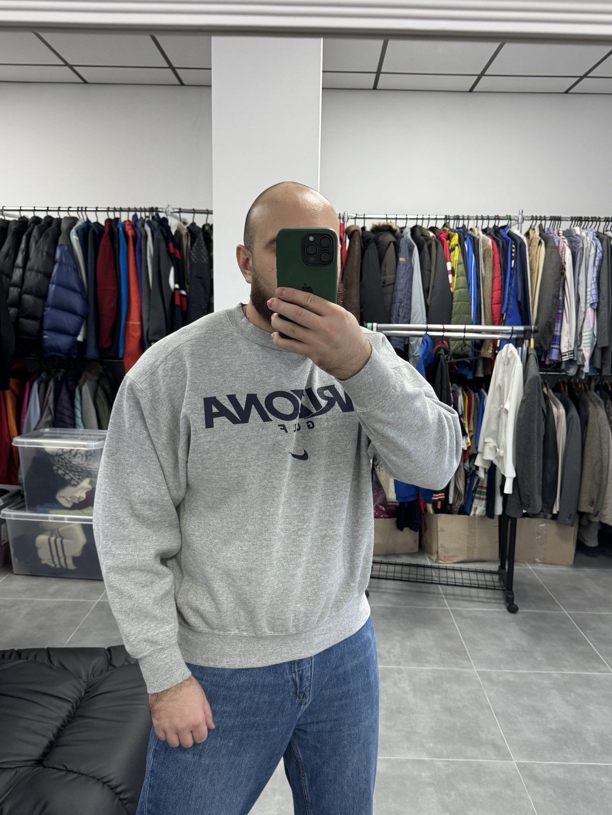 Nike Vintage Nike Arizona Golf Sweatshirt Men Size M Size US M / EU 48-50 / 2 - 2 Thumbnail
