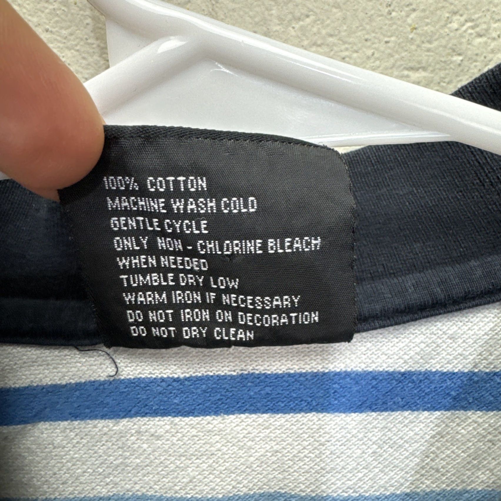 Southpole VINTAGE SouthPole Polo Shirt Men XL Blue White Striped 90s Hip Hop Casual Size US XL / EU 56 / 4 - 3 Thumbnail