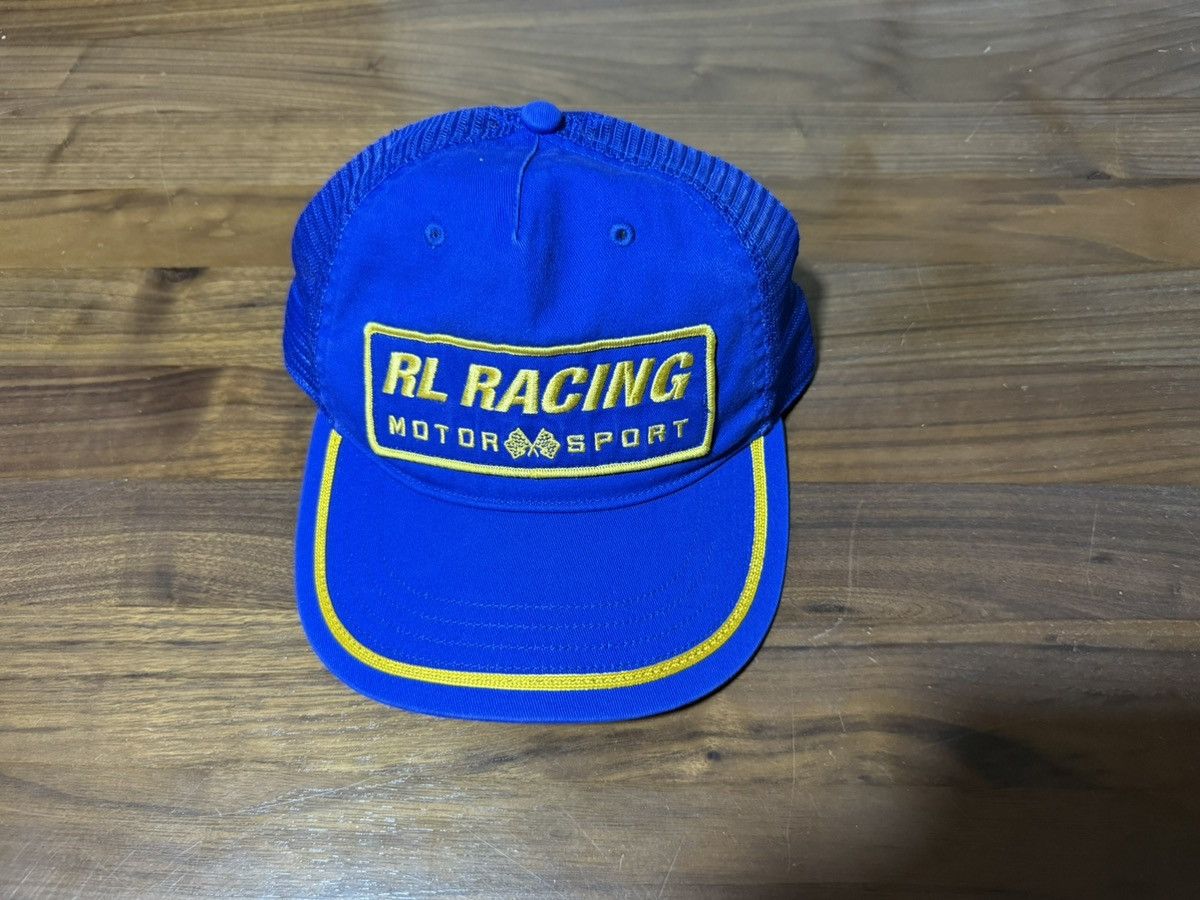 Polo Ralph Lauren Polo Ralph Lauren RL Racing Logo Patch Twill Ball Cap Blue Size ONE SIZE - 4 Thumbnail