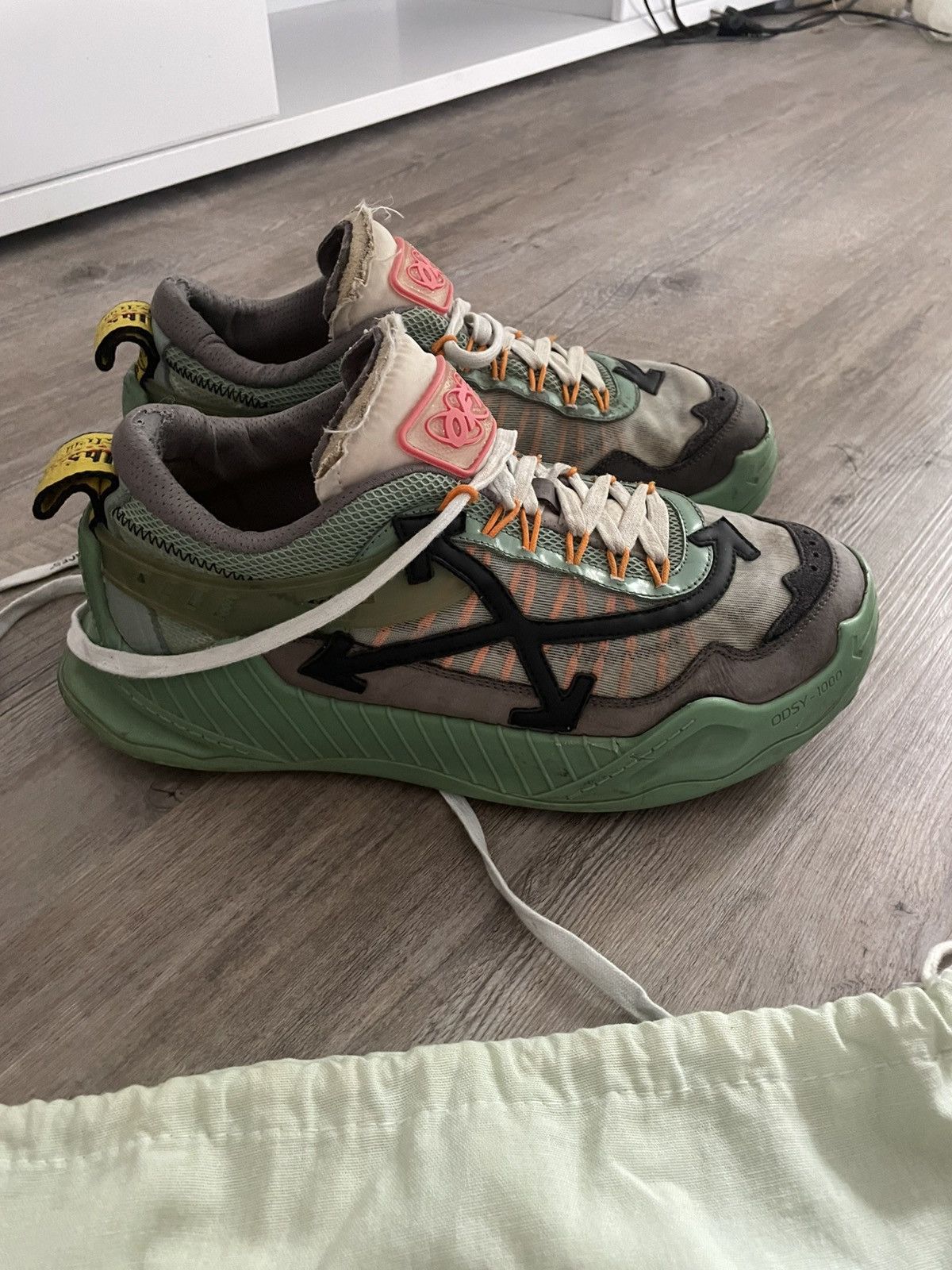 Off-White Off white odsy 1000 green Size US 9.5 / EU 42-43 - 1 Thumbnail