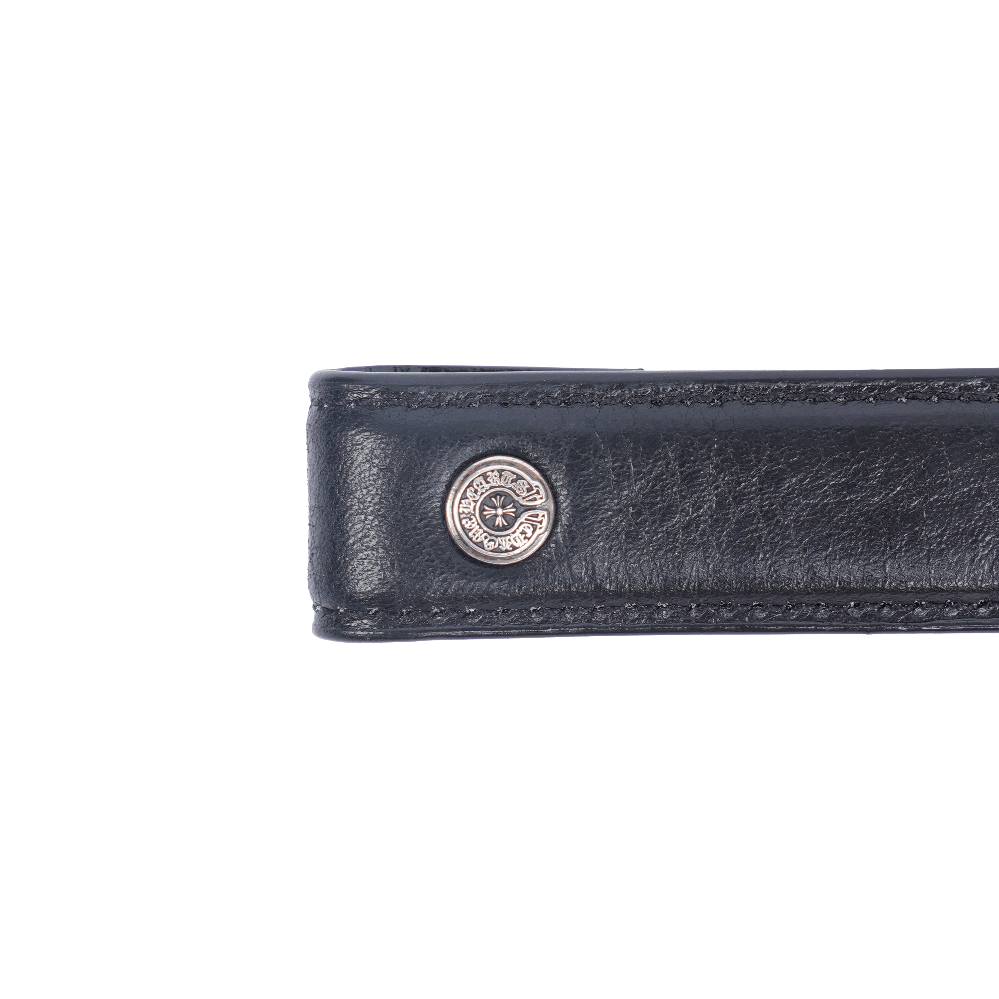 Chrome Hearts CHROME HEARTS PLAIN BLACK BELT STRAP 1 INCH SIZE 34 BRAND NE Size 34 - 2 Thumbnail