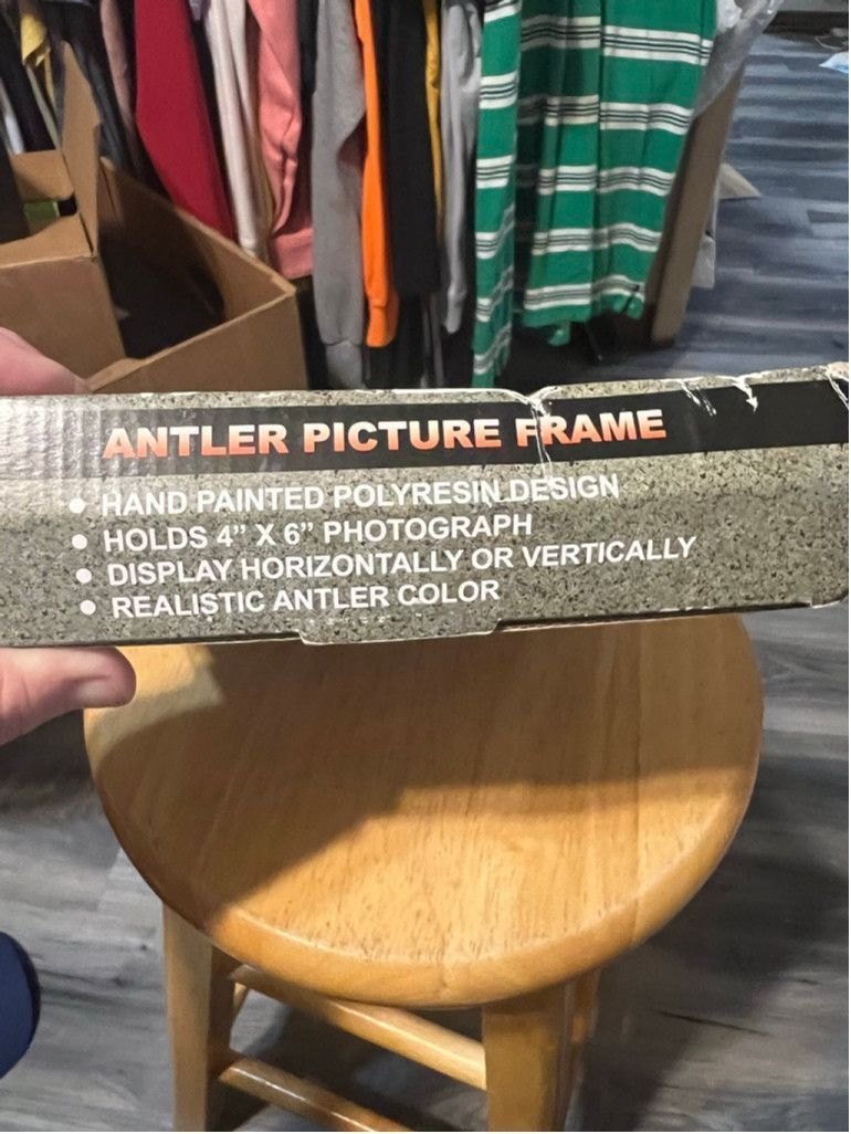 Other Rivers Edge Antler Picture Frame One Size Beige Brown Size ONE SIZE - 6 Thumbnail
