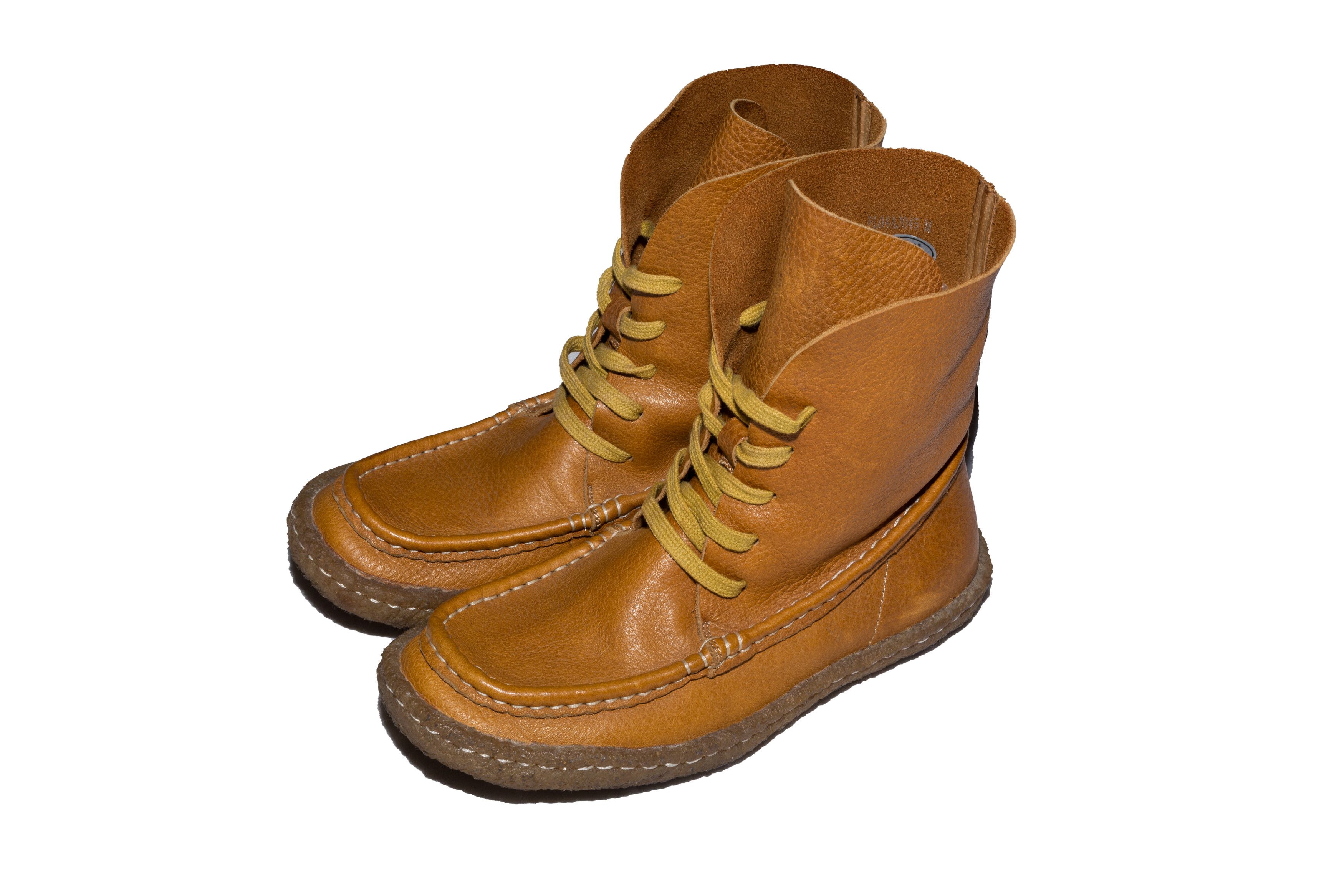 Issey Miyake LACE UP 5 HOLE MOCCASIN BOOTS Size US 6.5 / IT 36.5 - 2 Thumbnail