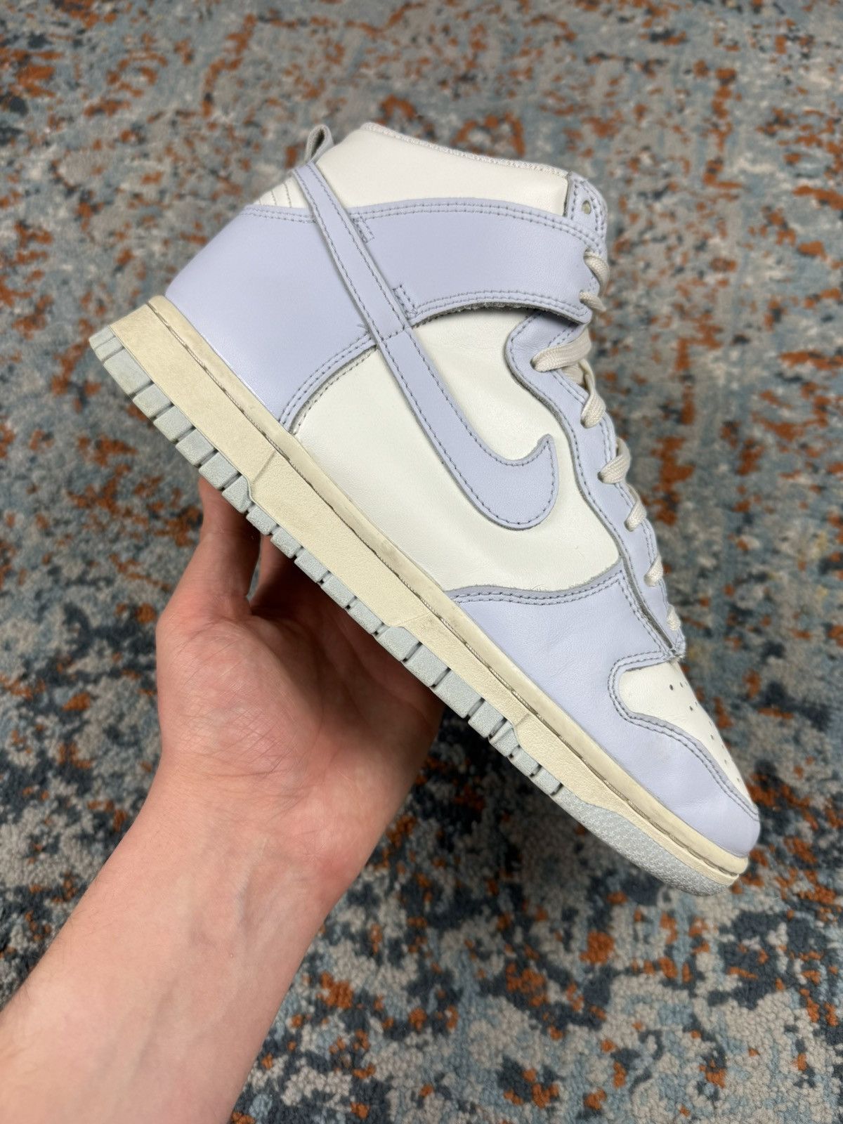 Nike × Vintage Nike dunk high football grey high top sneakers Size US 8 / IT 38 - 7 Thumbnail