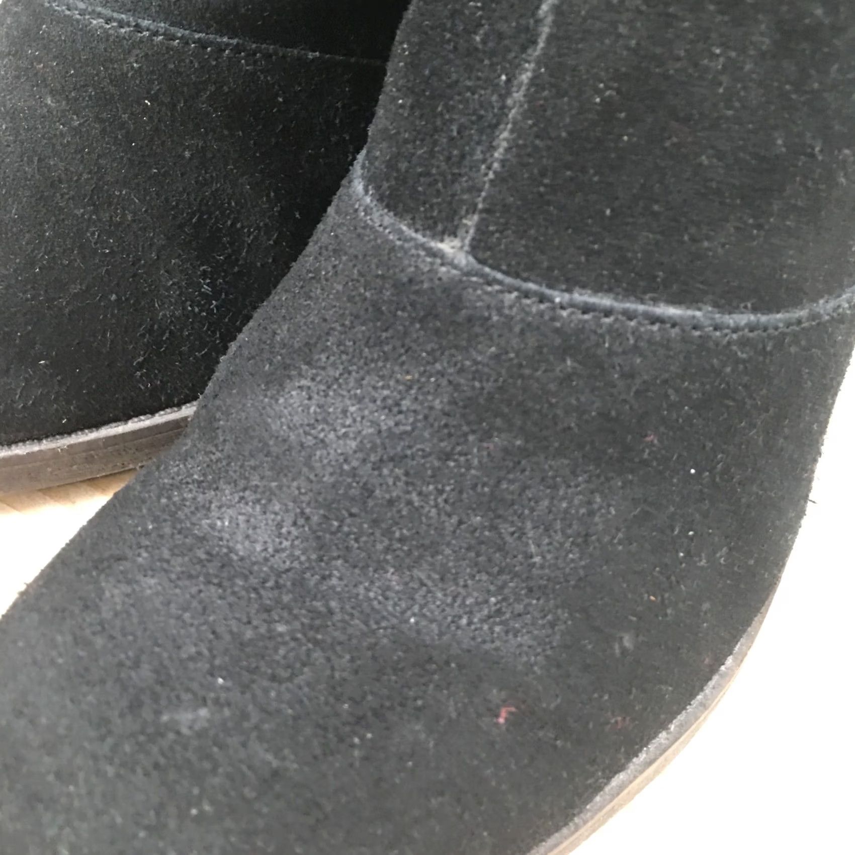 Dolce Vita DV By Dolce Vita Boots Womens 9.5 Ankle Booties Heels Black Leather Side Zip Mens? Size US 10 / IT 40 - 3 Thumbnail
