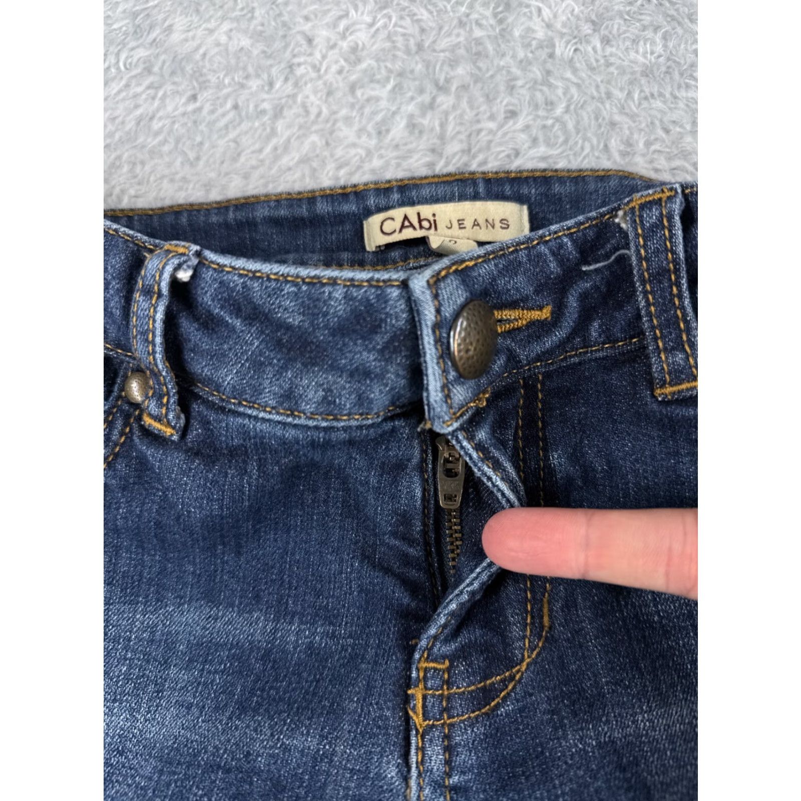 Vintage Cabi Jeans Bootcut Denim Blue 26x30 Regular 26 Waist 30 Inseam Women 2 Cotton Blend Stretch Medium Wash 5-Pocket Jeans Size 26" / US 2 / IT 38 - 5 Thumbnail
