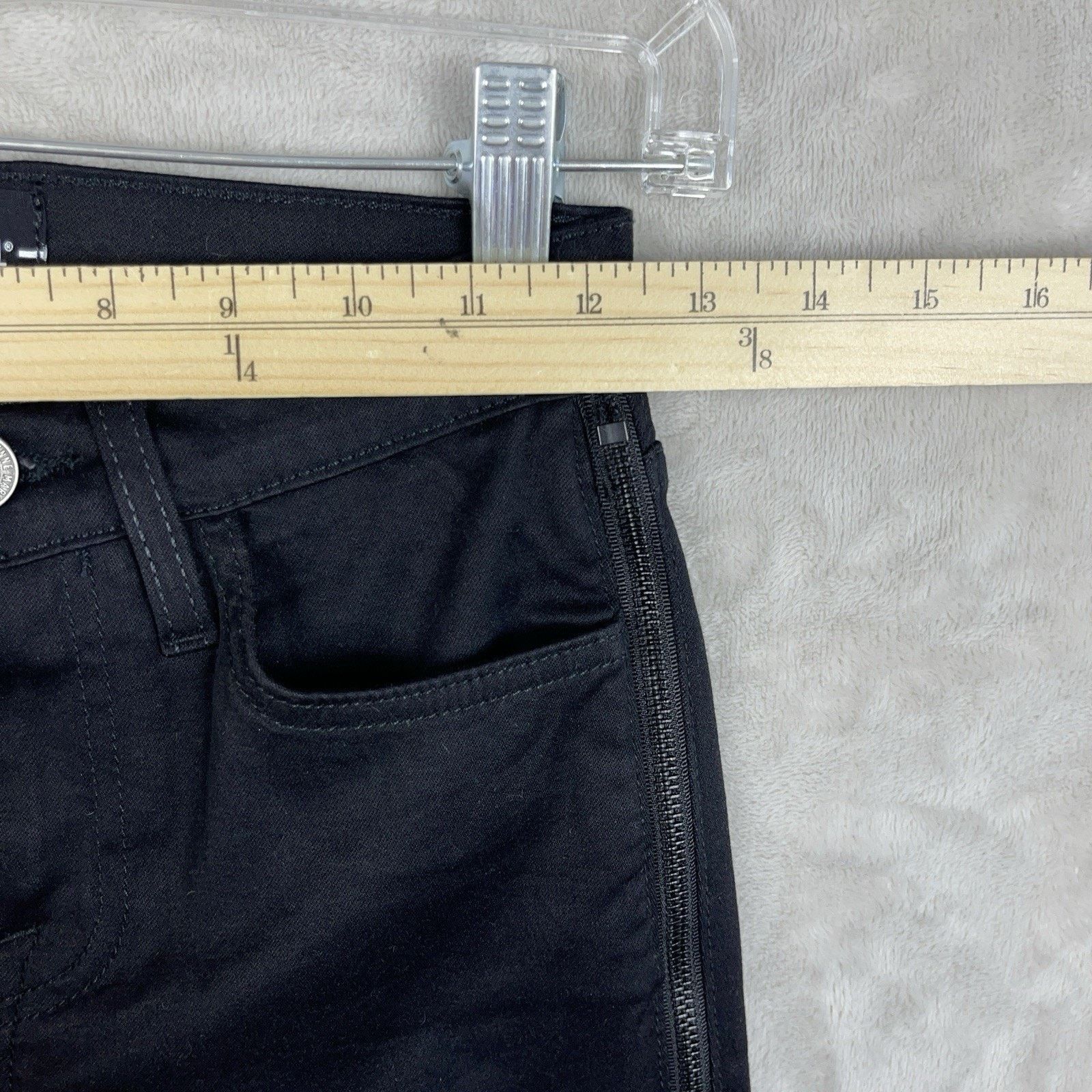 Other Etienne Marcel EM 1080 Side Zip Moto Skinny Black Jeans 25 Size 25" / US 0 / IT 36 - 8 Thumbnail