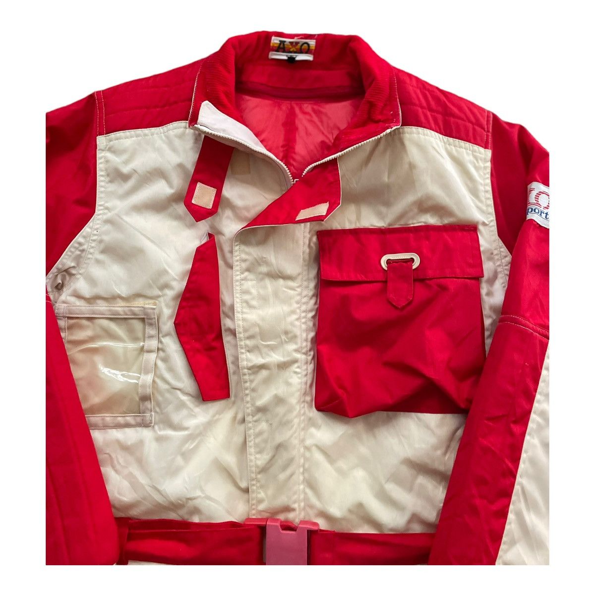 Gear for Sports × Vintage Vintage 90s Official AXO Fet Sport Racing Motocross Jacket Size US M / EU 48-50 / 2 - 4 Thumbnail