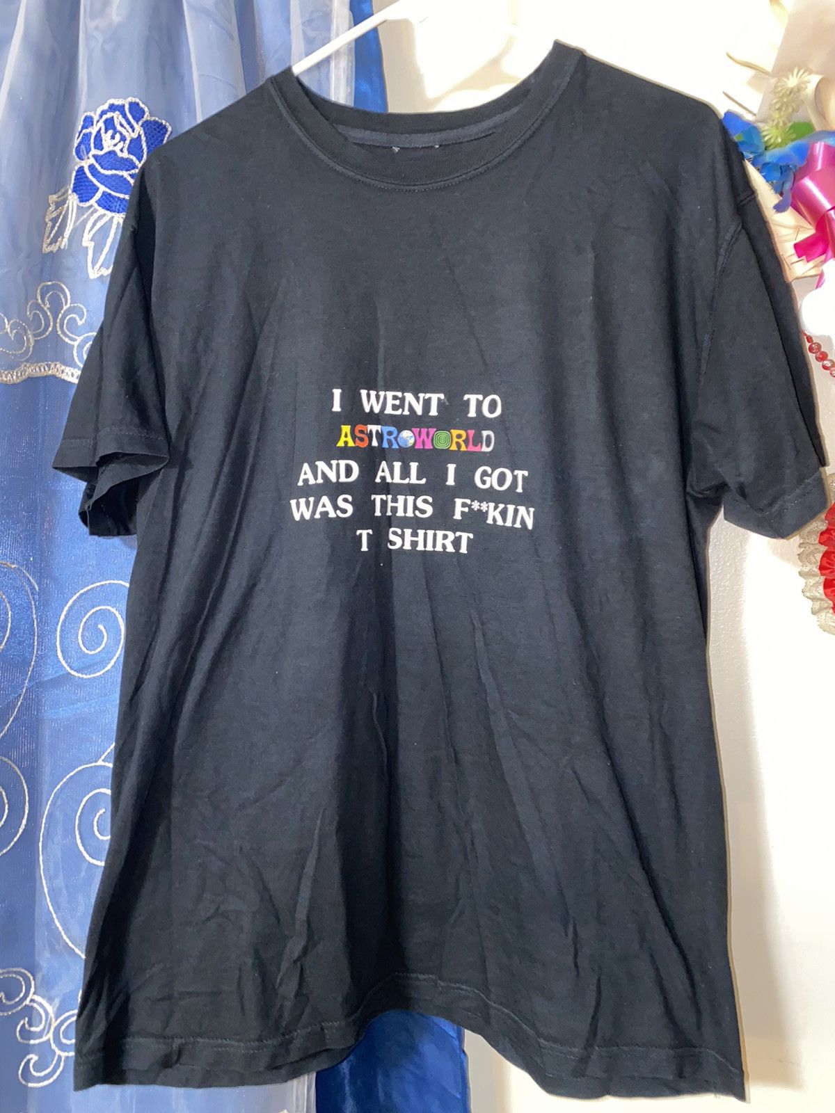 Travis Scott I went to astroworld t shirt Size US M / EU 48-50 / 2 - 1 Thumbnail