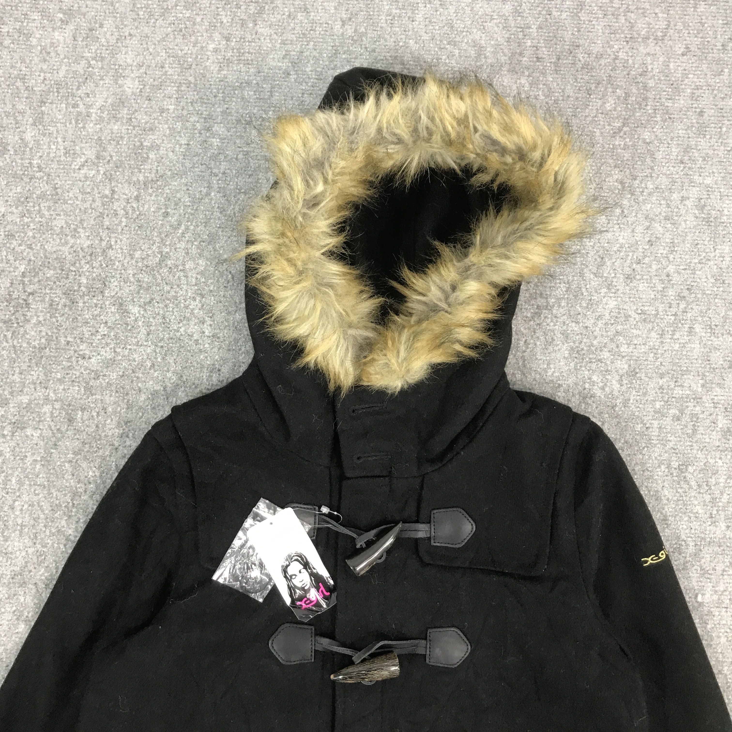Japanese Brand × X-Girl XGIRL JAPAN WOOL DUFFEL JACKET Size M / US 6-8 / IT 42-44 - 3 Thumbnail