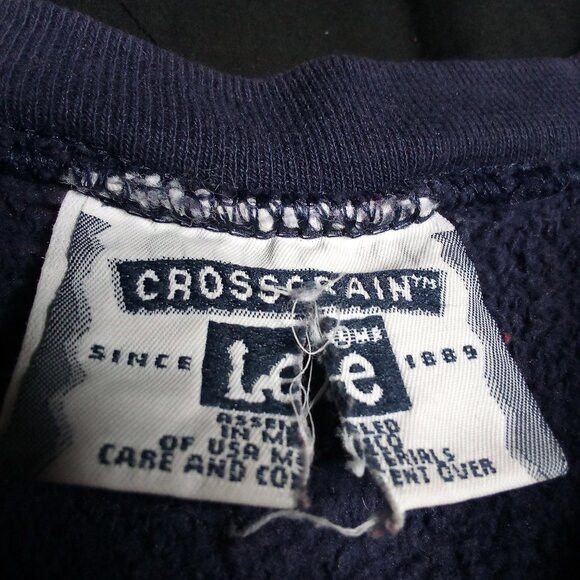 Lee Vintage Lee Cross Grain University Maine Crewneck Sweatshirt Size US XL / EU 56 / 4 - 3 Thumbnail