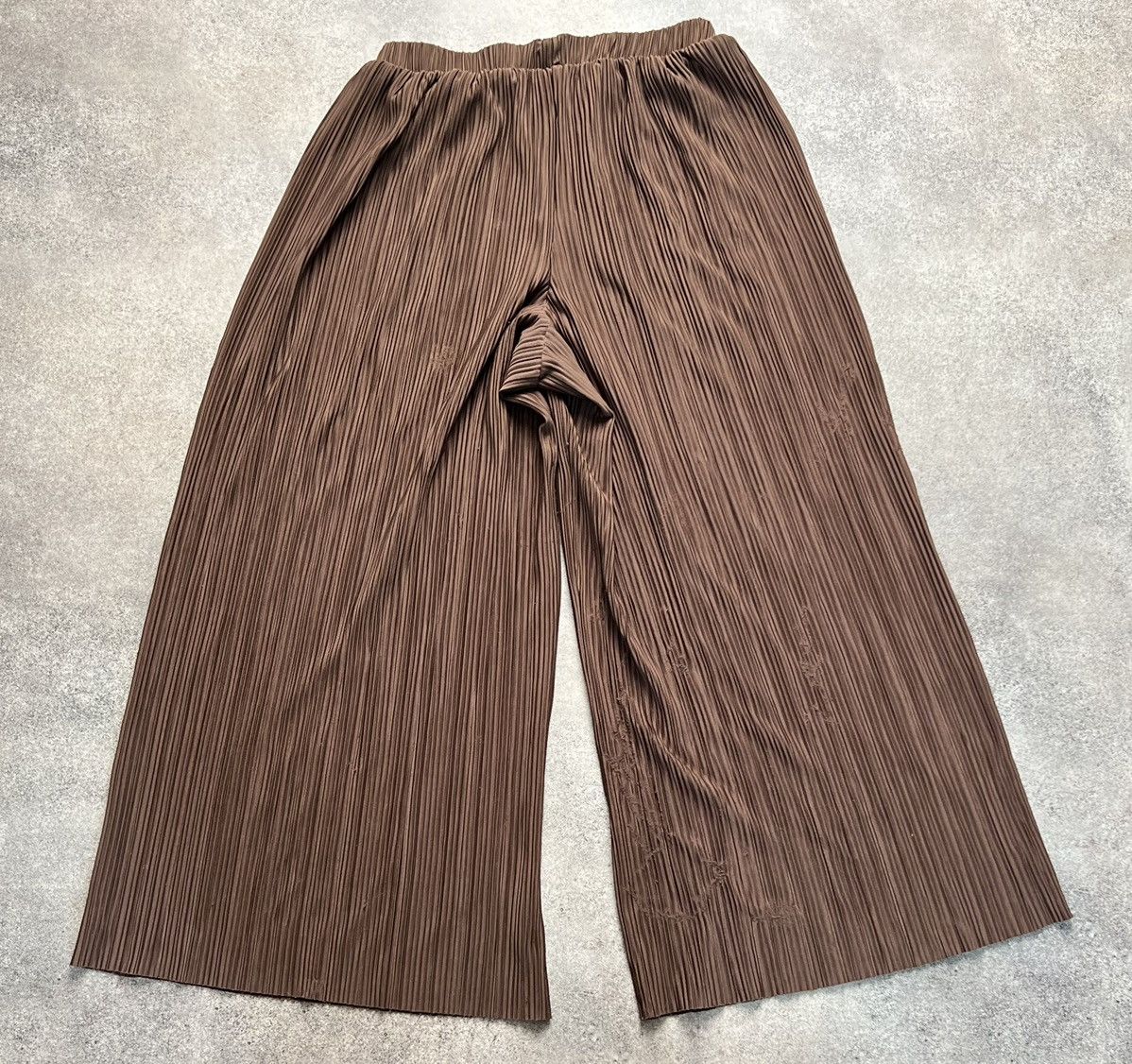 Vintage Vintage super flare balloon plisse pants Size US 33 - 6 Thumbnail