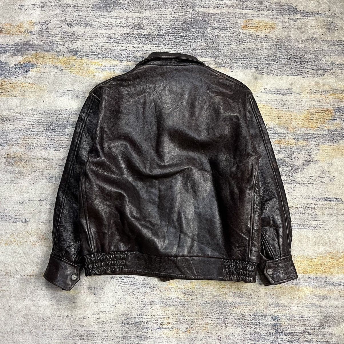 Japanese Brand Vintage 80s Capital brand bikers leather jacket Size US M / EU 48-50 / 2 - 2 Thumbnail