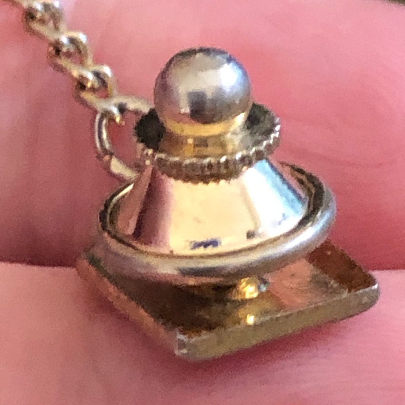 Vintage Men’s Vintage gold tone tie tack pin with chain Size ONE SIZE - 6 Thumbnail