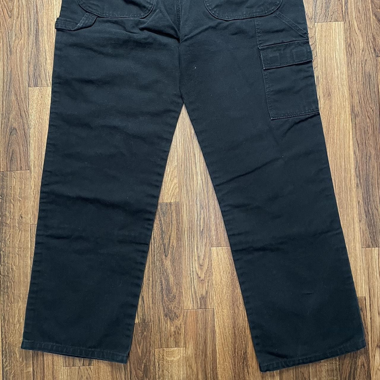 Dickies Dickies Cargo Work Pants Black Heavyweight 34” x 28” Size US 34 / EU 50 - 6 Thumbnail
