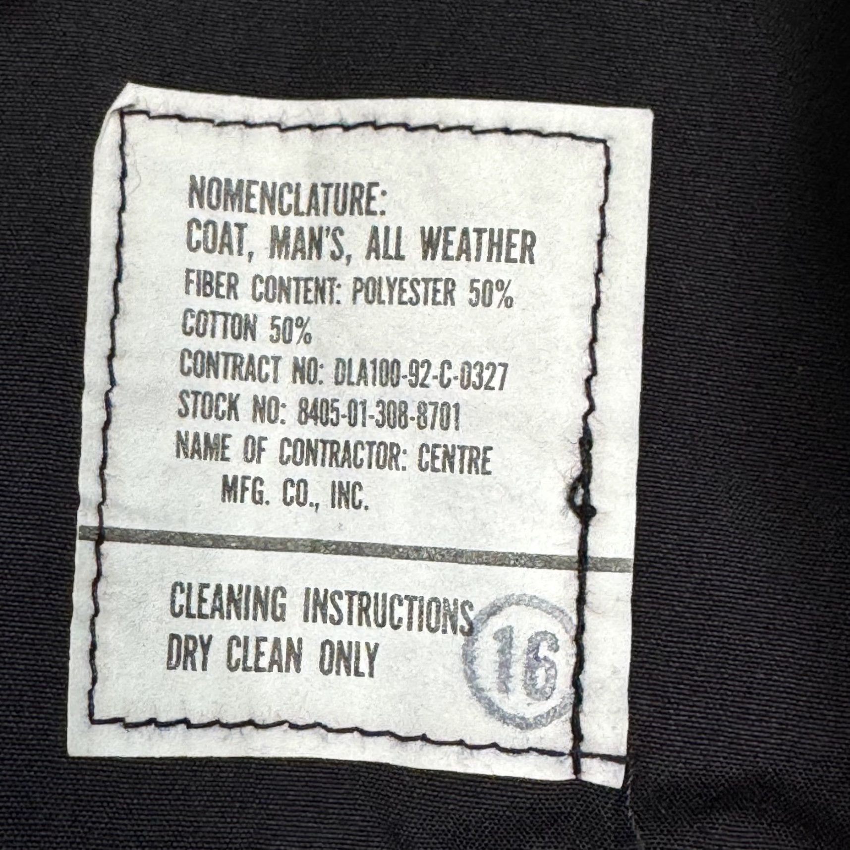 Vintage VINTAGE Centre US Military Coat Trench Blue 42 Regular Men 90s Coat, All Weather, Long, Pockets, Fall Winter Spring, Shirt? Size US XS / EU 42 / 0 - 6 Thumbnail