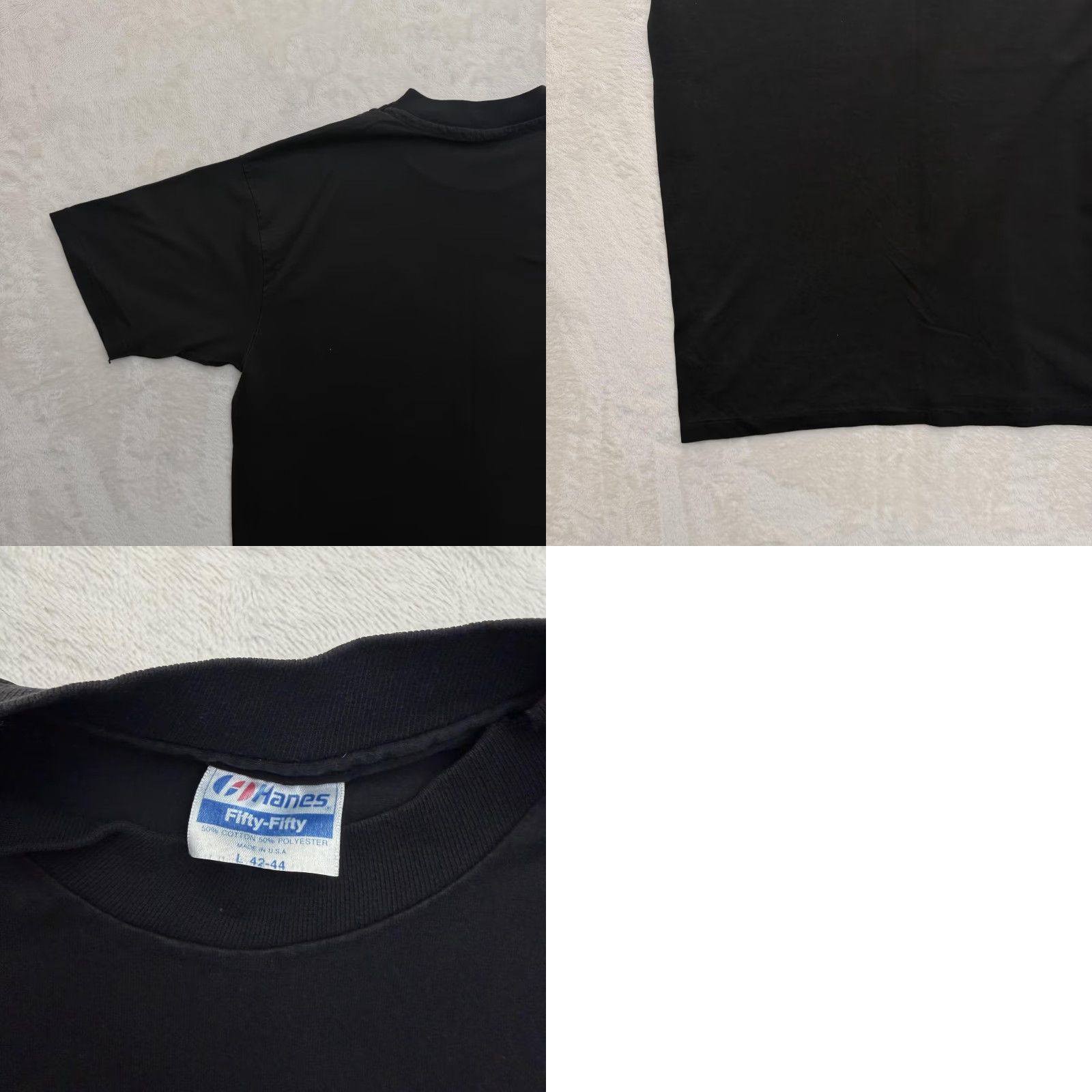 Hanes VINTAGE Hanes Taekwondo USA Shirt Mens Large Black Newport Oregon TKD 80s Size US L / EU 52-54 / 3 - 9 Thumbnail