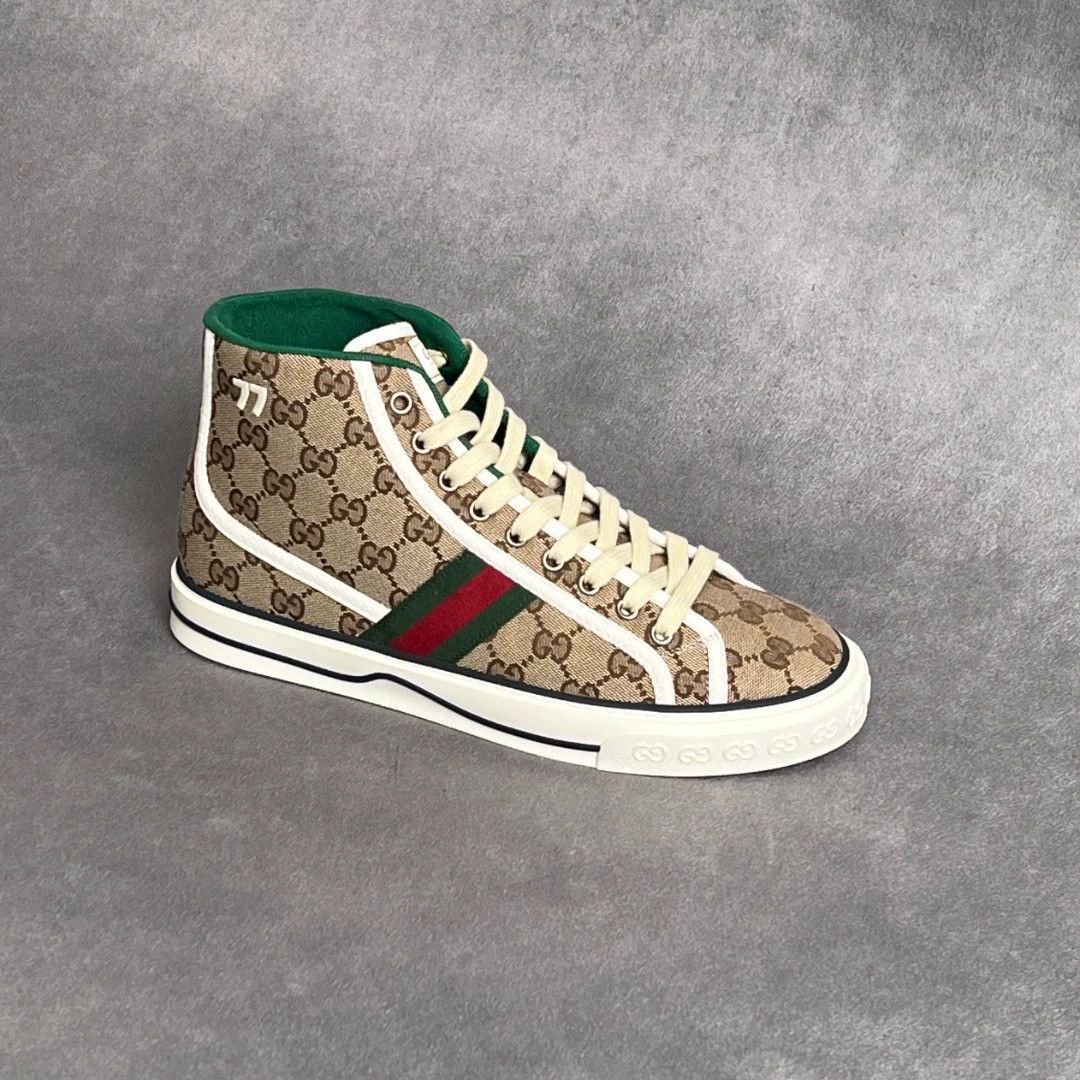 Gucci Gucci GG Supreme Embroidered High-Top Sneaker Size US 8 / EU 41 - 6 Thumbnail