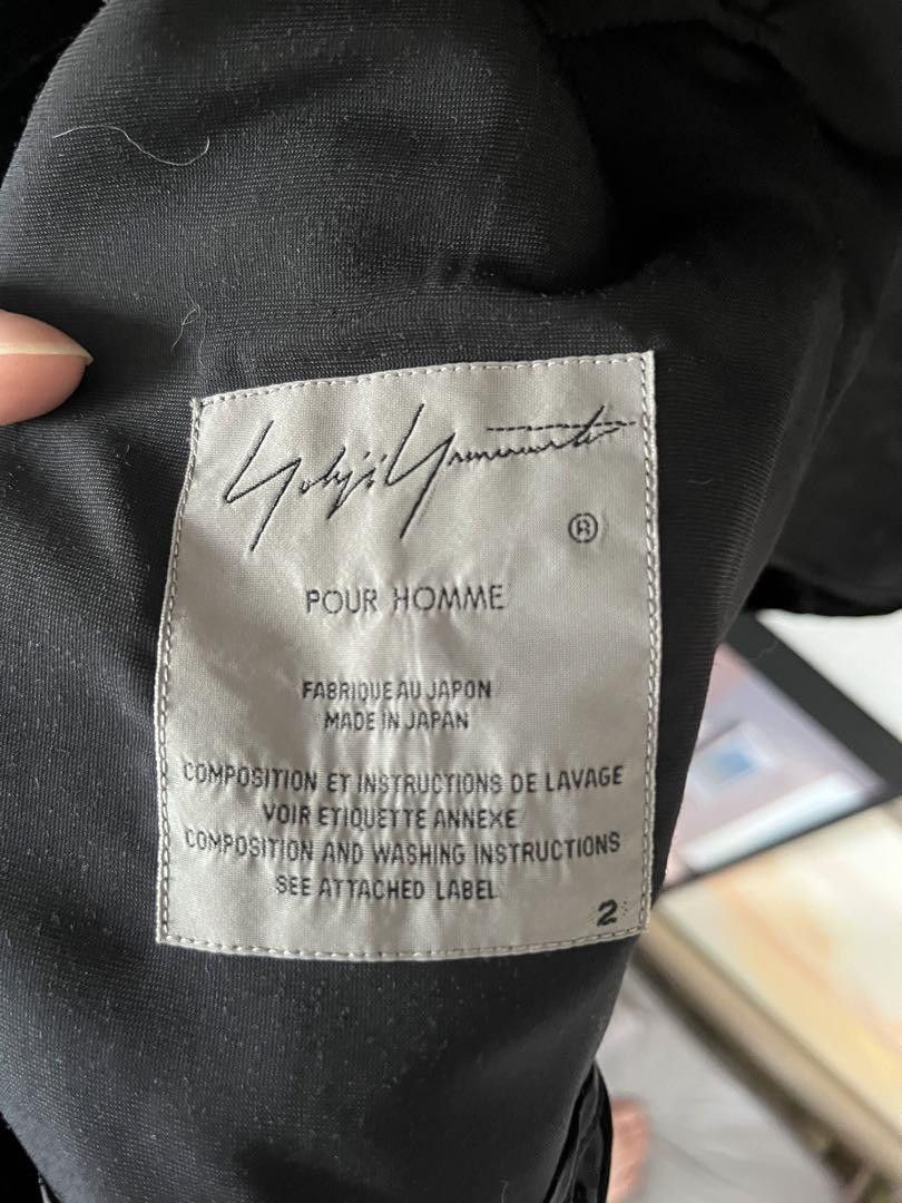 Yohji Yamamoto POUR HOMME 18ss runway jacket HW-J32-221 Size US M / EU 48-50 / 2 - 5 Thumbnail