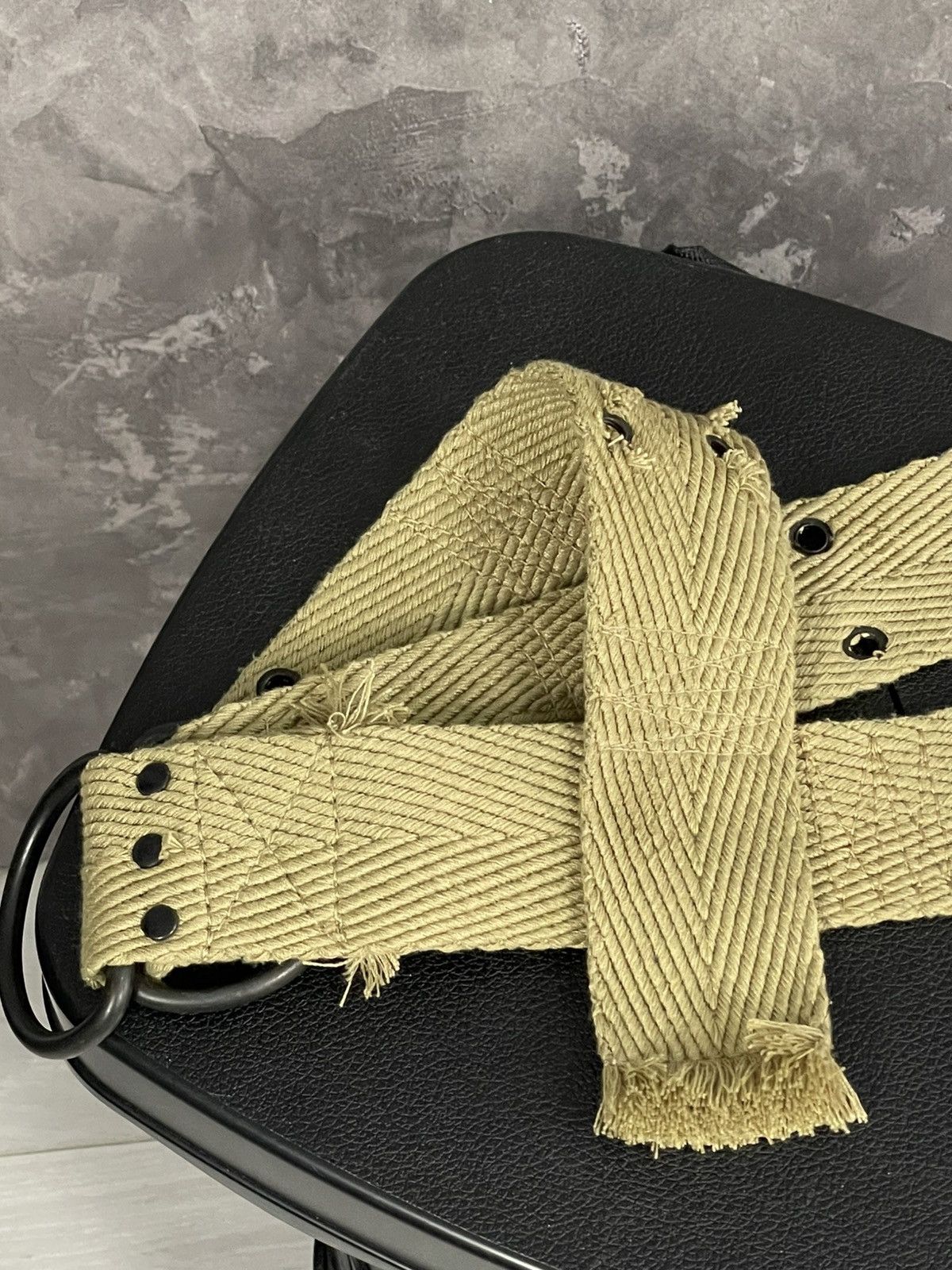 20471120 × Hysteric Glamour × Japanese Brand Vintage Y2K Japanese Brand Cotton Distressed Belt Size ONE SIZE - 6 Thumbnail
