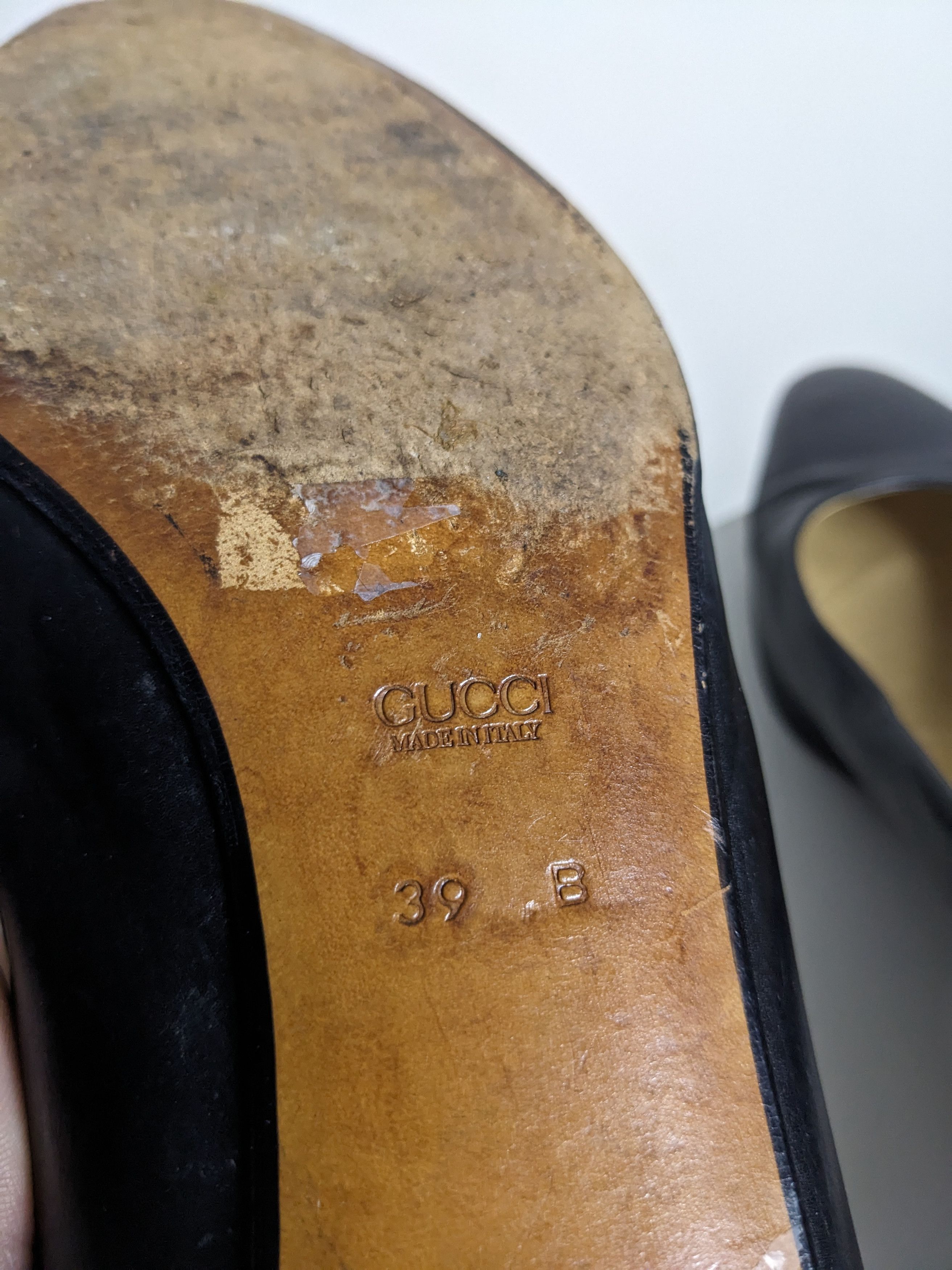 Gucci VINTAGE Gucci Leather Pumps Kitten Heel Point Toe Size 39 Size US 9 / IT 39 - 9 Thumbnail