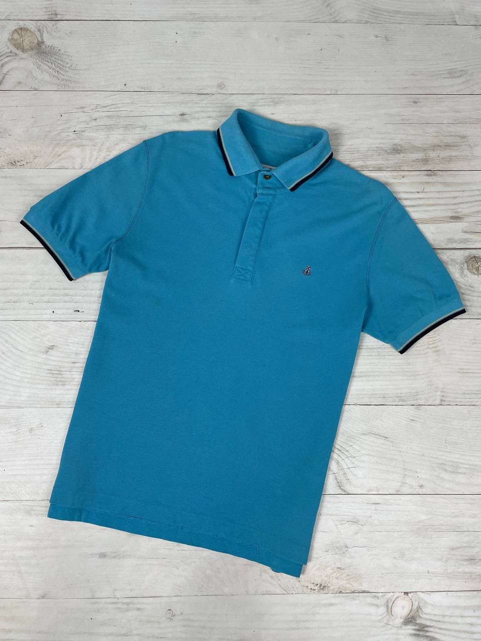 Vivienne Westwood Vivienne Westwood Polo Shirt Logo Orb Basic Luxury Size US M / EU 48-50 / 2 - 1 Thumbnail
