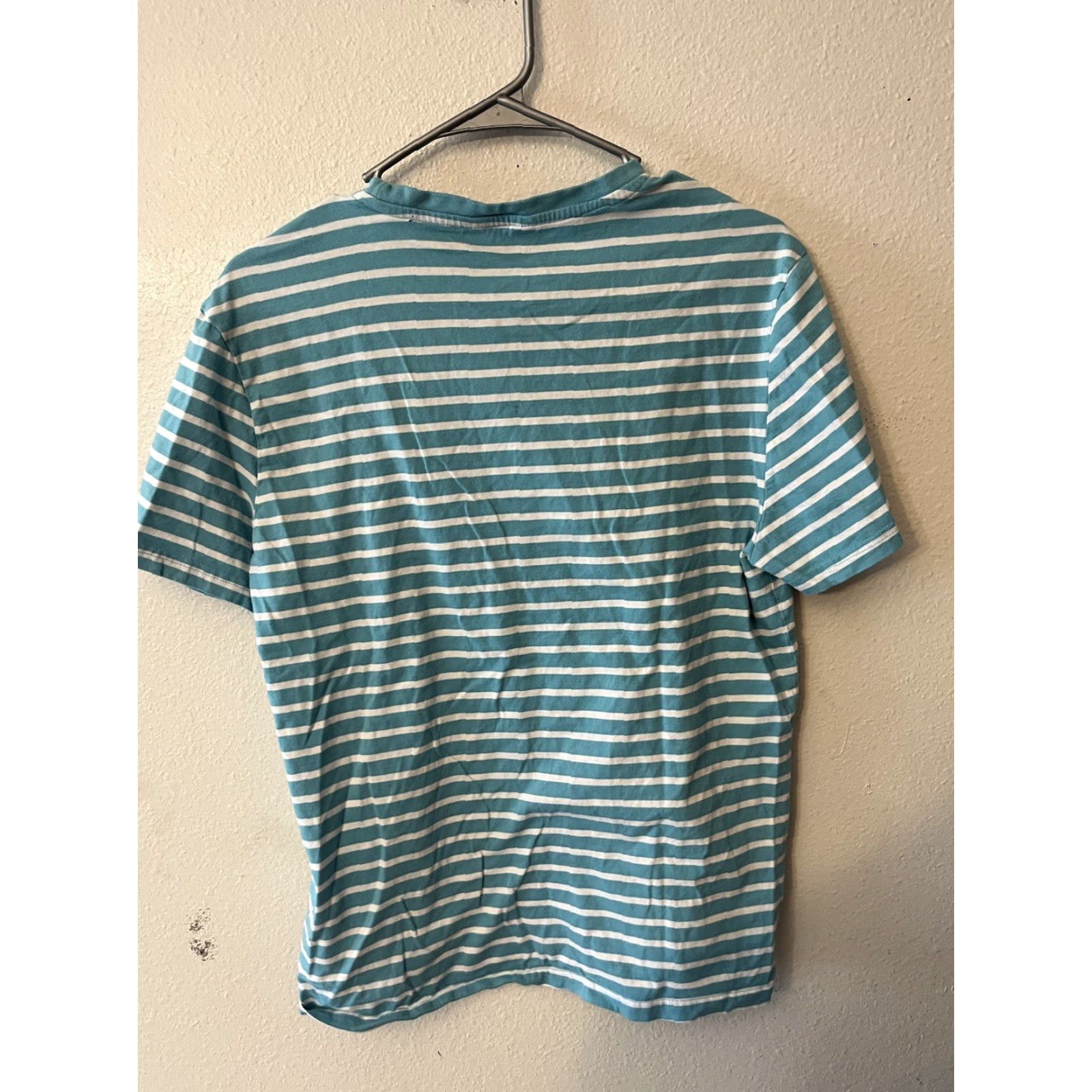Ben Sherman Ben Sherman Striped Shirt Mens Medium Blue Cotton Short Sleeve T-Shirt Size US M / EU 48-50 / 2 - 2 Thumbnail