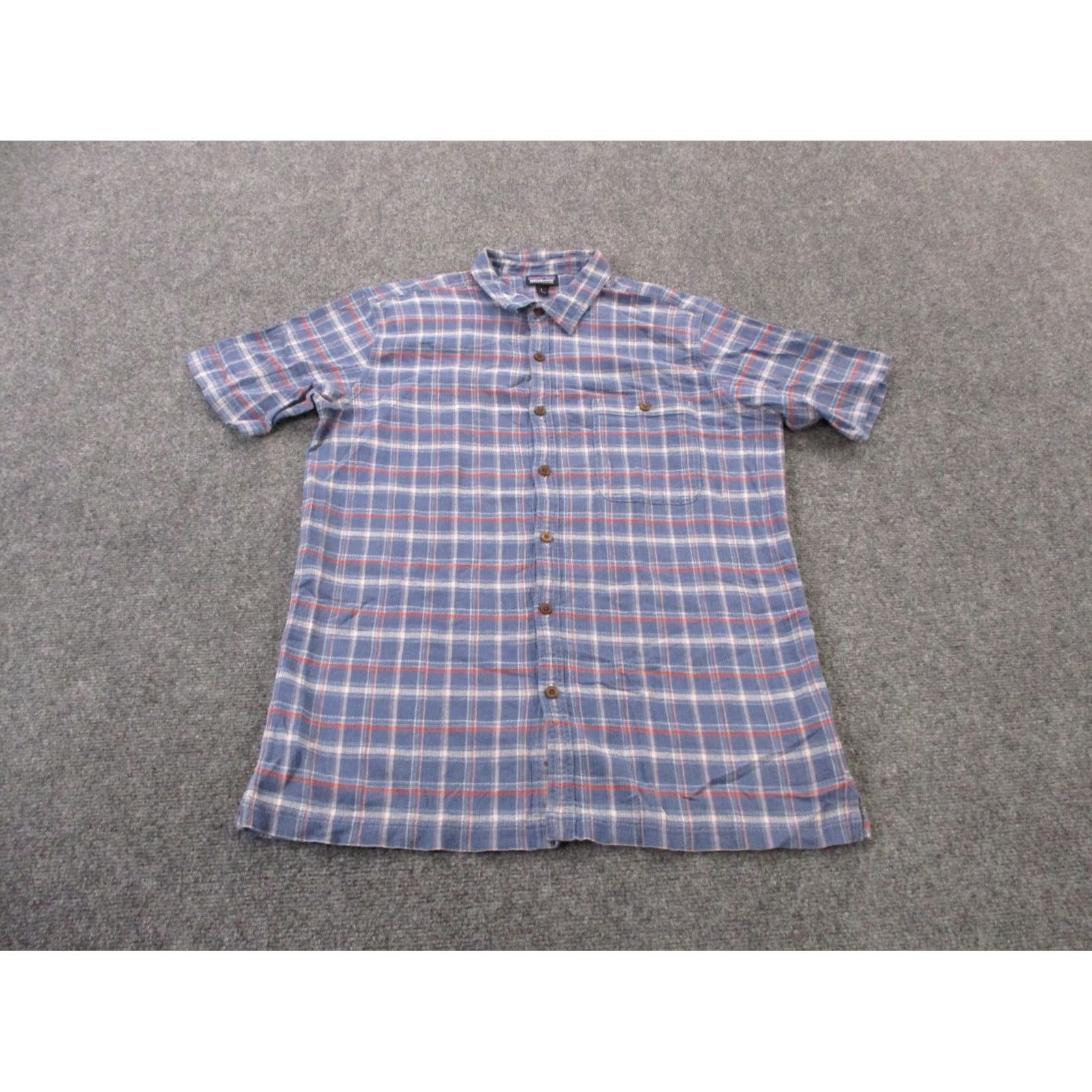 Patagonia Patagonia Shirt Mens L Plaid Seersucker Button-Up Collared Short Sleeve Casual Lightweight Cotton Size US L / EU 52-54 / 3 - 2 Thumbnail