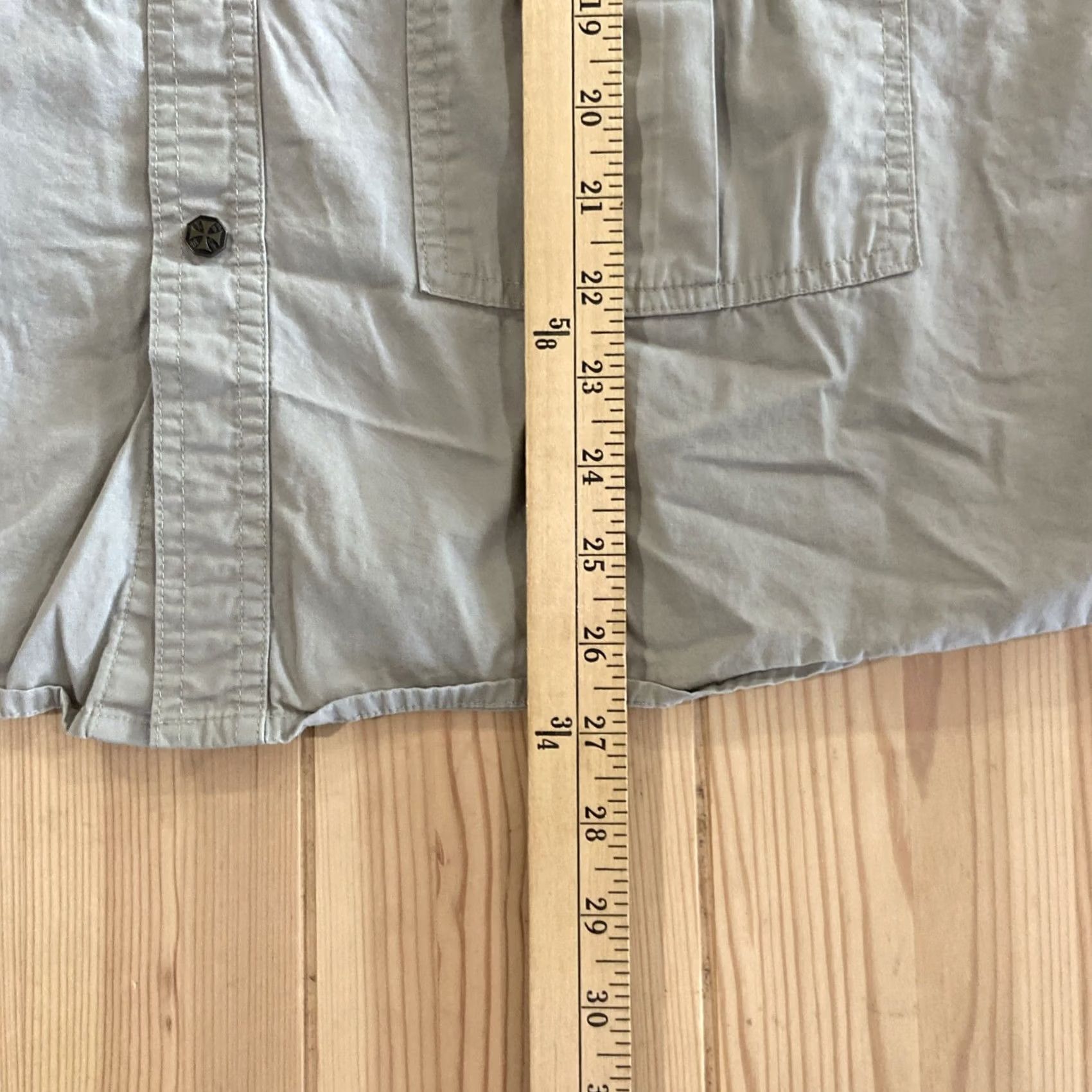 Vintage Black Label Shirt XL Beige Short Sleeve Button-Down Glory Men Size US XL / EU 56 / 4 - 5 Thumbnail