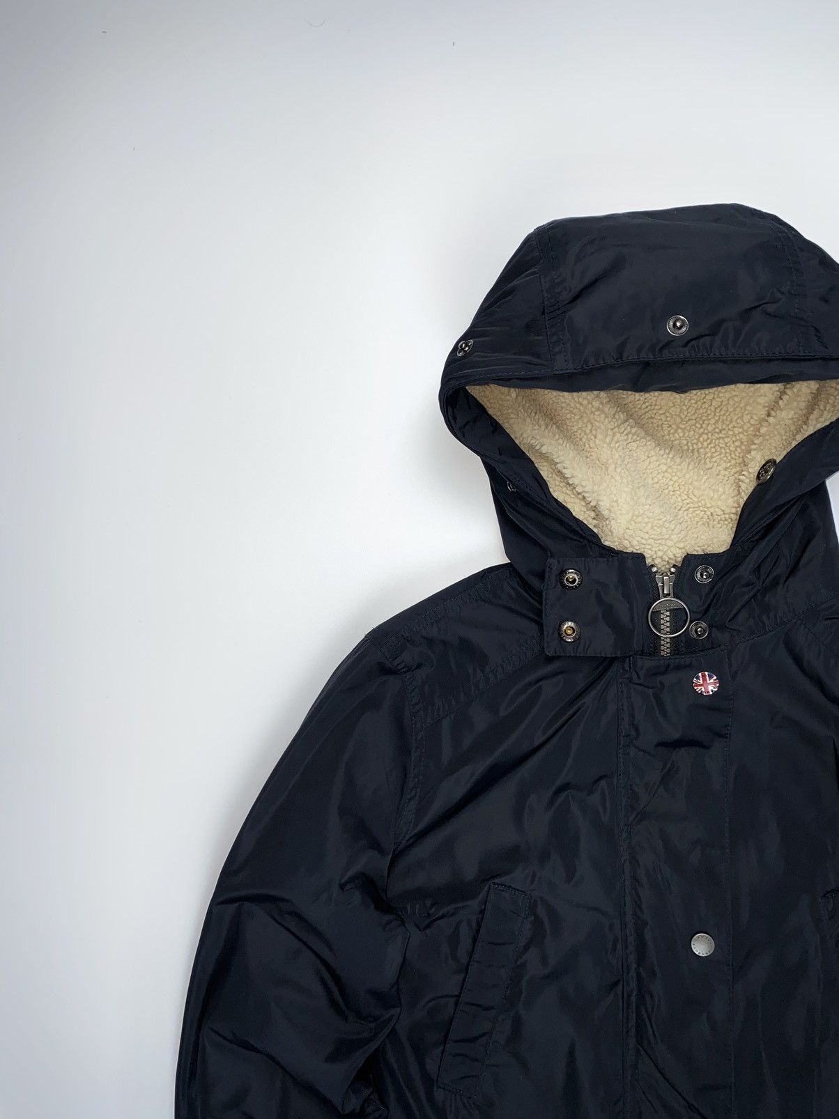 Barbour 🚨 Barbour DECK COAT vintage nylon jacket parka zip woman’s 6 Size M / US 6-8 / IT 42-44 - 4 Thumbnail