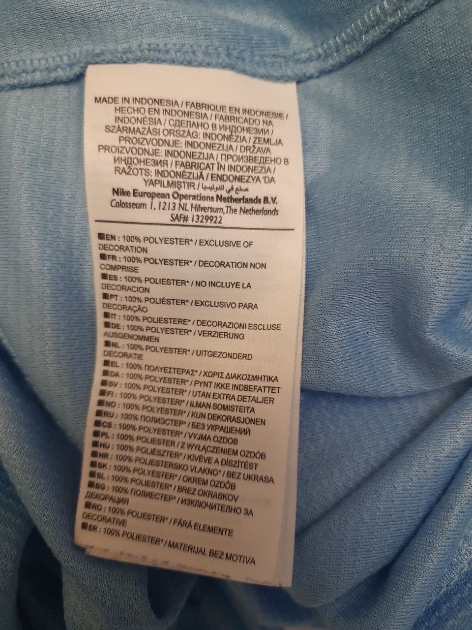 Nike nike Manchester City Jersey 2013-2014 Size US L / EU 52-54 / 3 - 11 Thumbnail