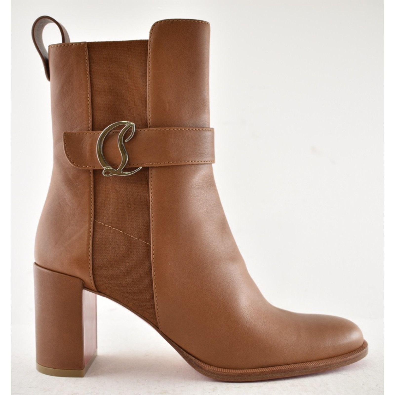 Christian Louboutin Christian Louboutin CL Chelsea Booty 70 Ankle Bootie 37 Size US 6 / IT 36 - 2 Thumbnail