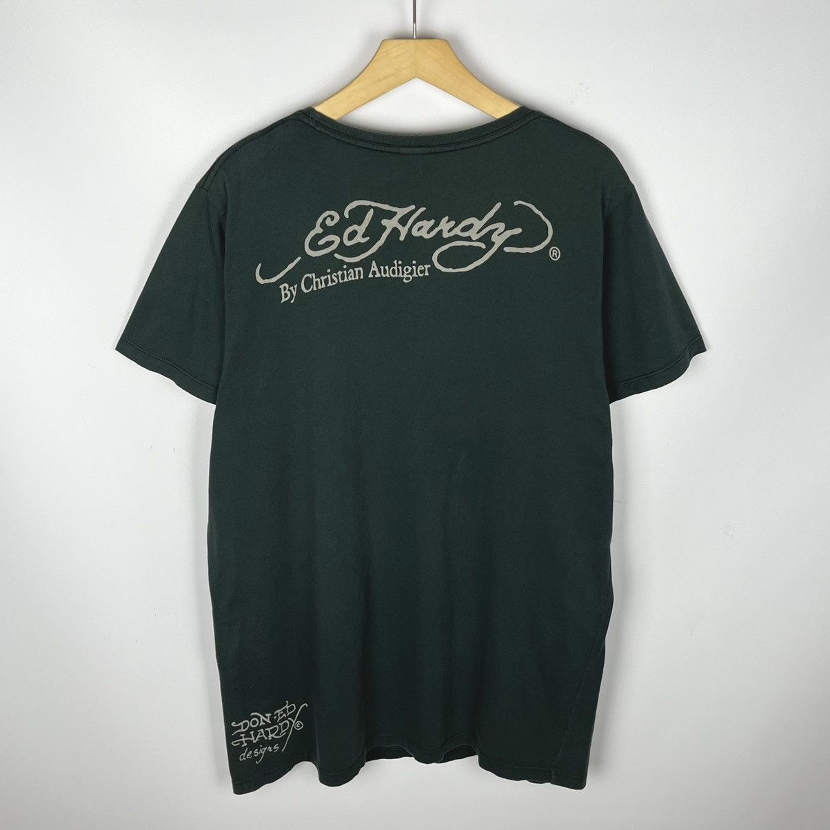 Ed Hardy Vintage Ed Hardy y2k big logo tee 90’s Size US XL / EU 56 / 4 - 17 Thumbnail
