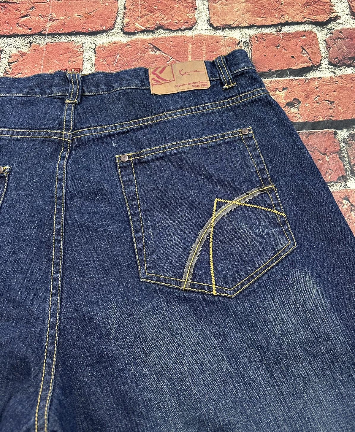 Karl Kani Vintage Karl Kani Jeans Wide Leg Y2K Baggy Embroidered Skate Size US 40 / EU 56 - 8 Thumbnail