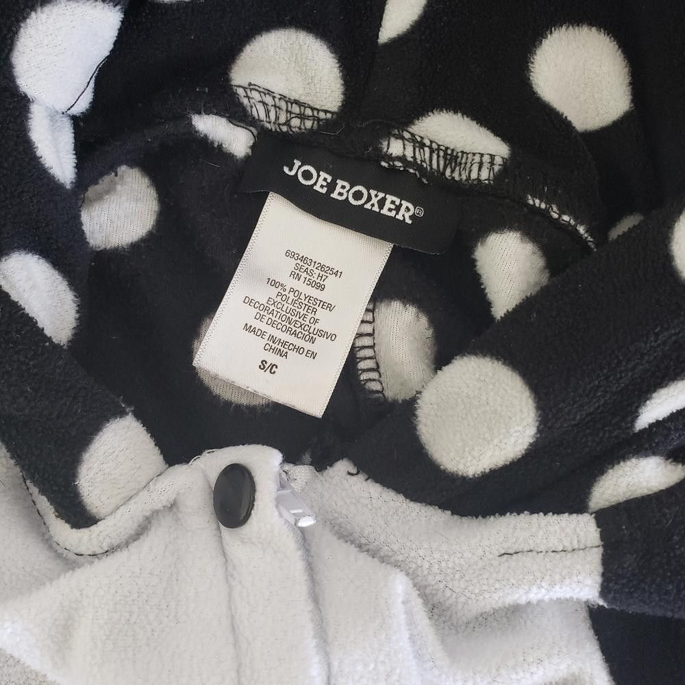 Joe Boxer Black Polka Dot Duck JB Pajama Onesie Size ONE SIZE - 5 Thumbnail